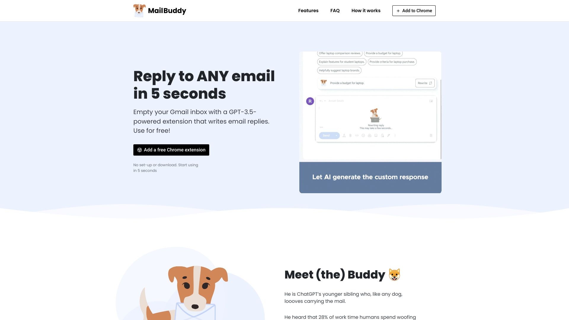 MailBuddy - ChatGPT AI Email Assistant 截图
