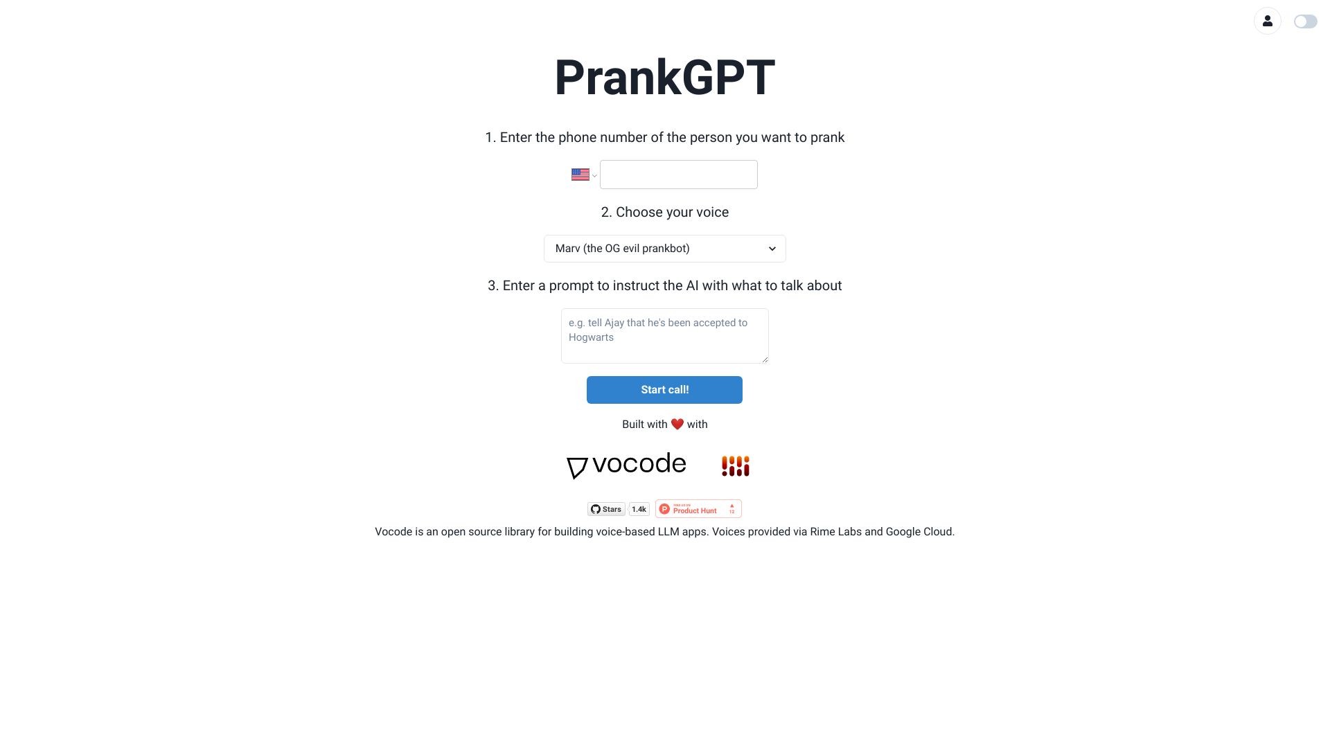 PrankGPT 截图