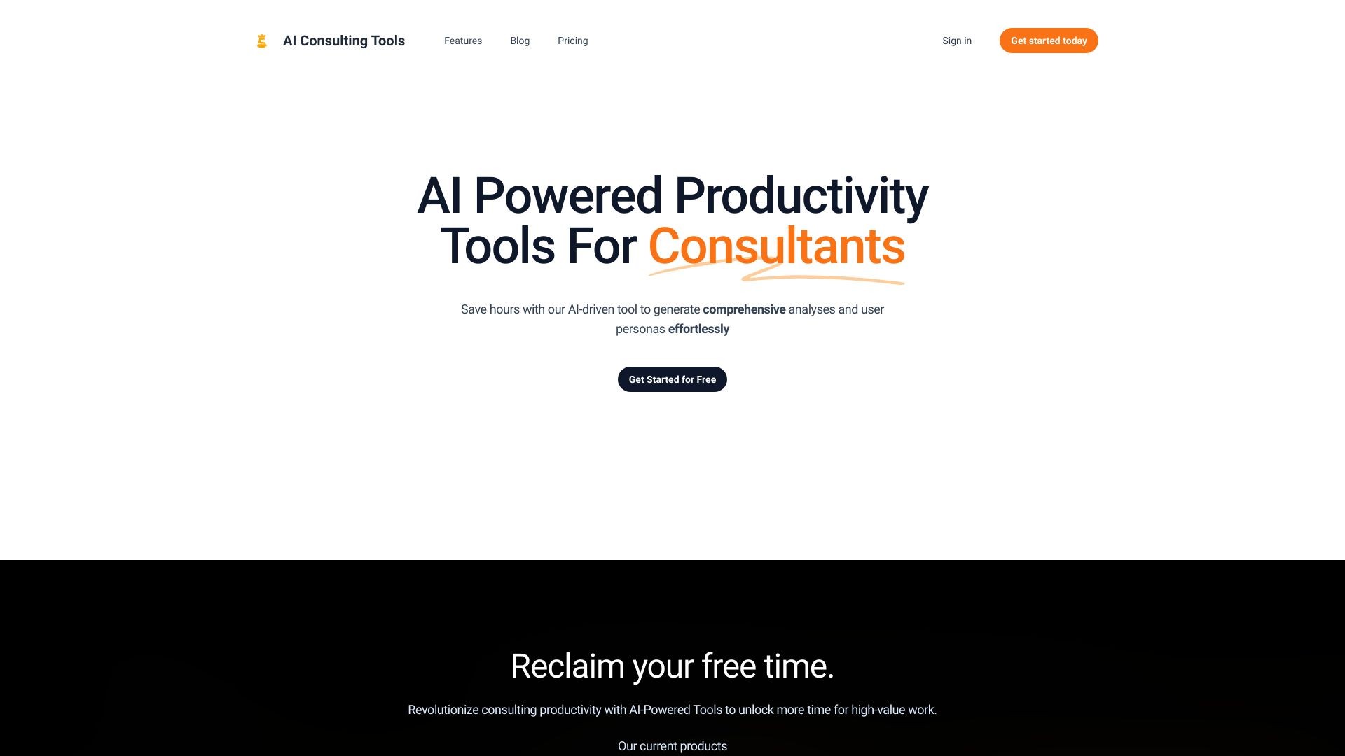 AI Consulting Tools 截图