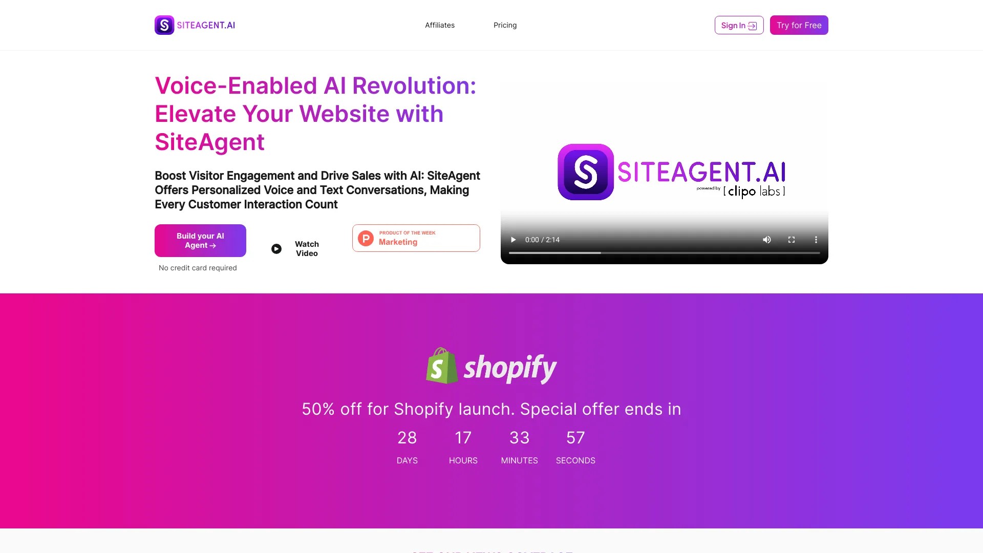 SiteAgent.AI 截图