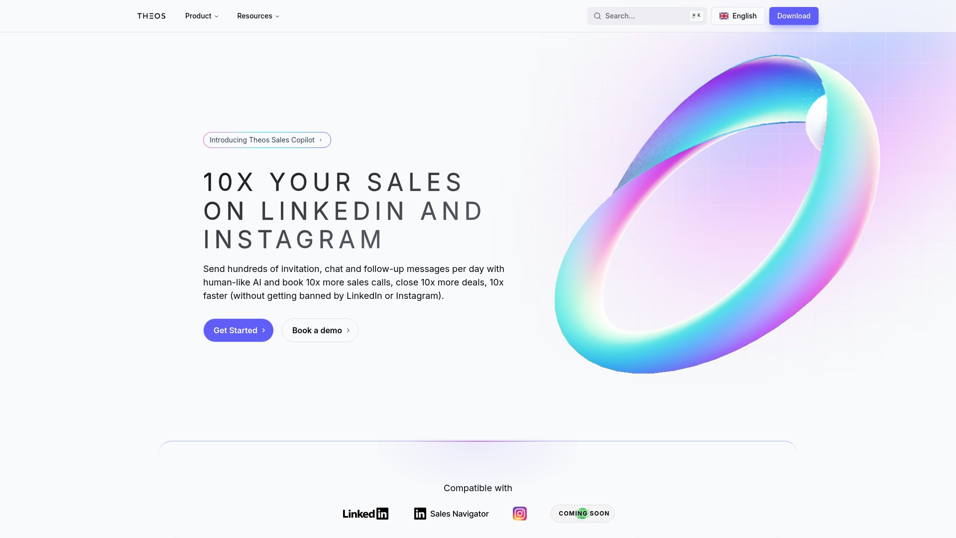Theos Sales Copilot 截图