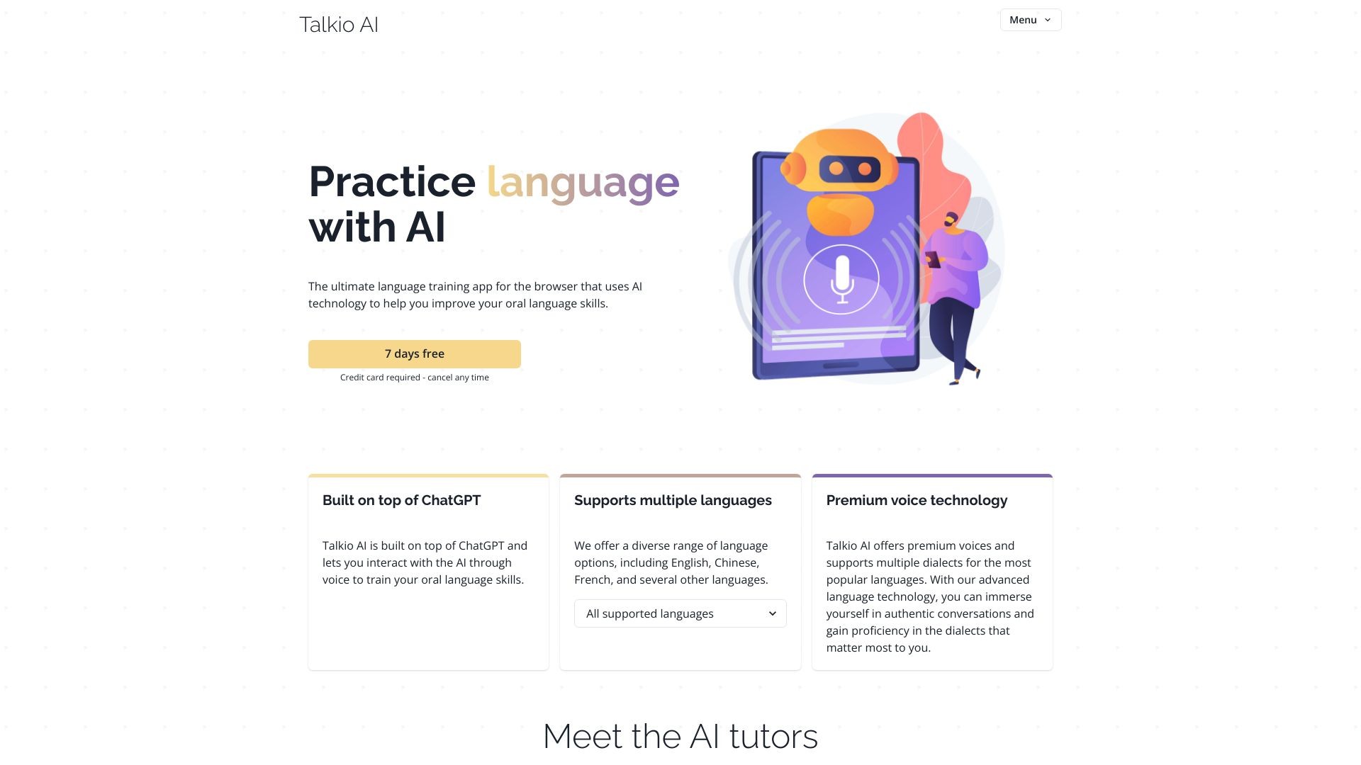 Talkio AI 截图