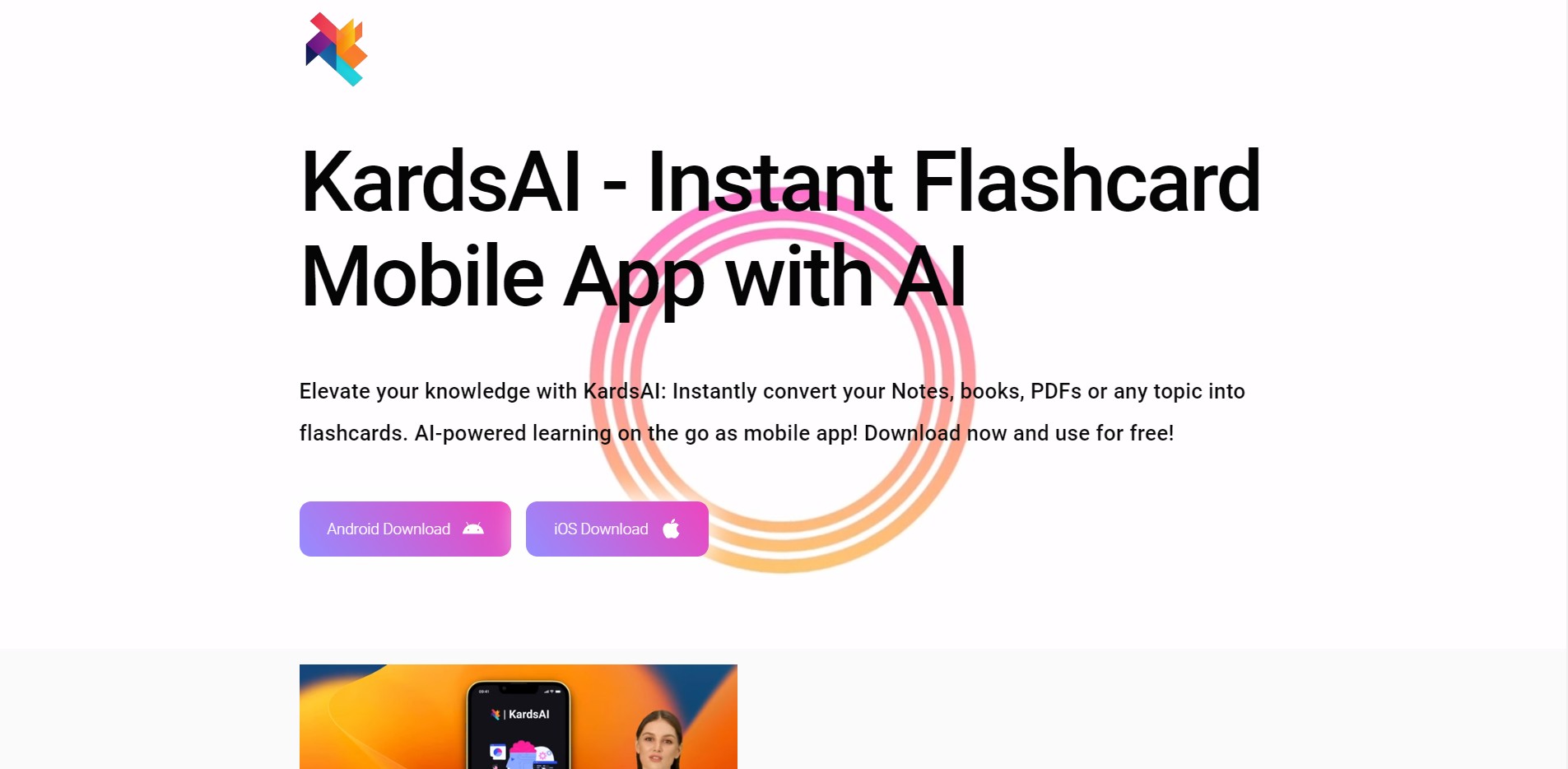 KardsAI - Instant Flashcards Mobile App 截图