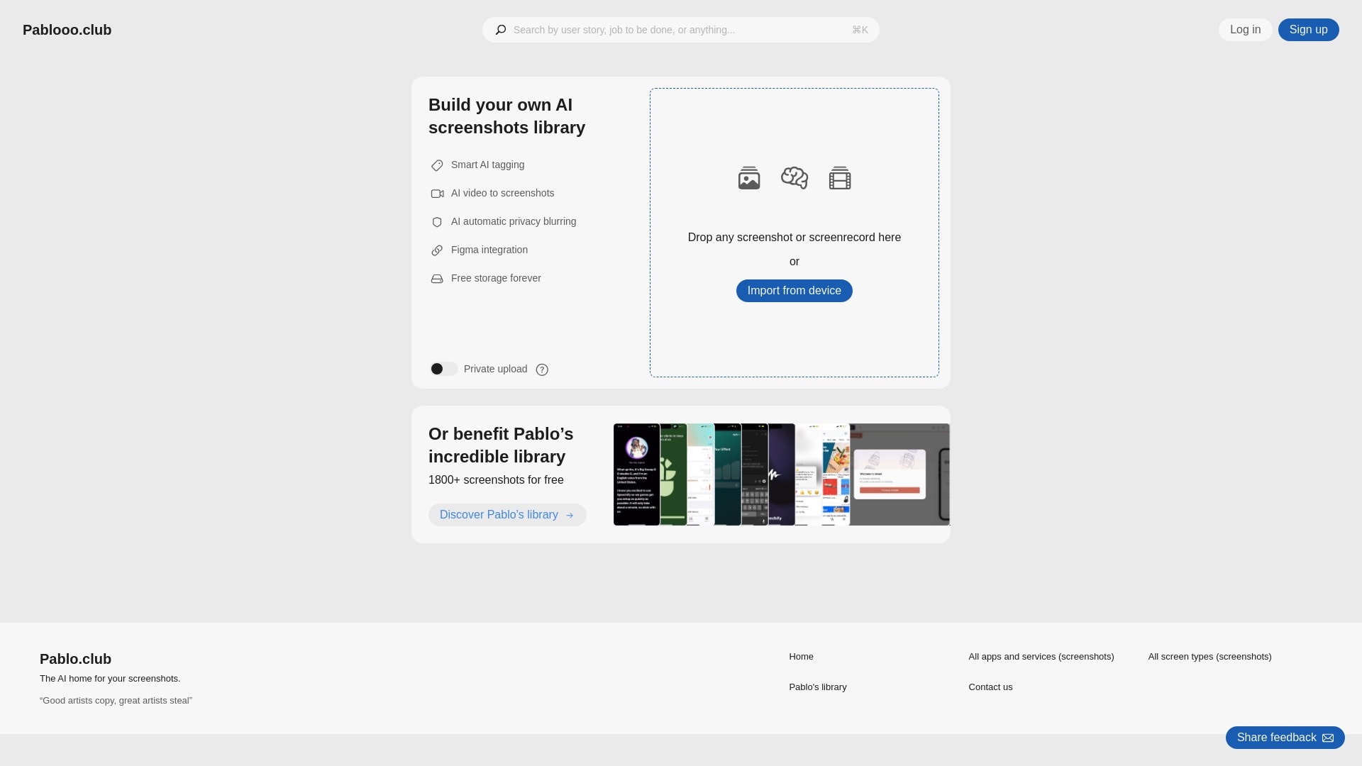 Pablooo.club - Free screenshots library 截图