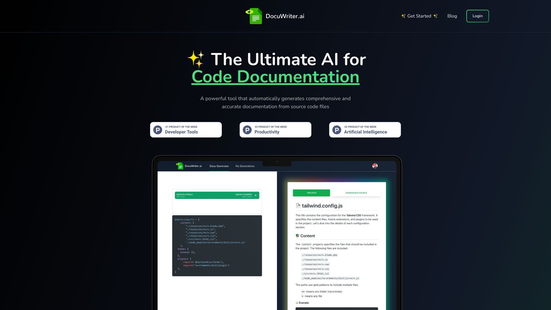 DocuWriter.ai 截图