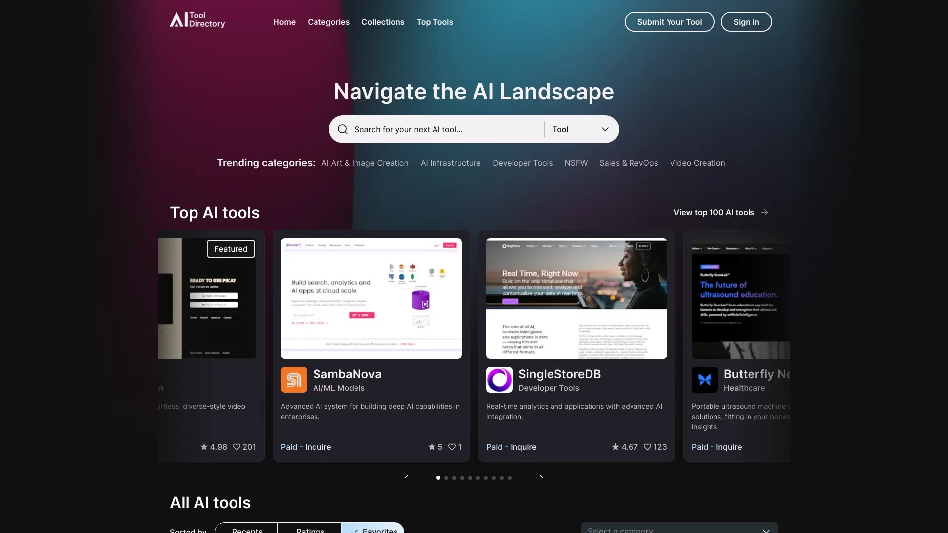 tooldirectory.ai 截图