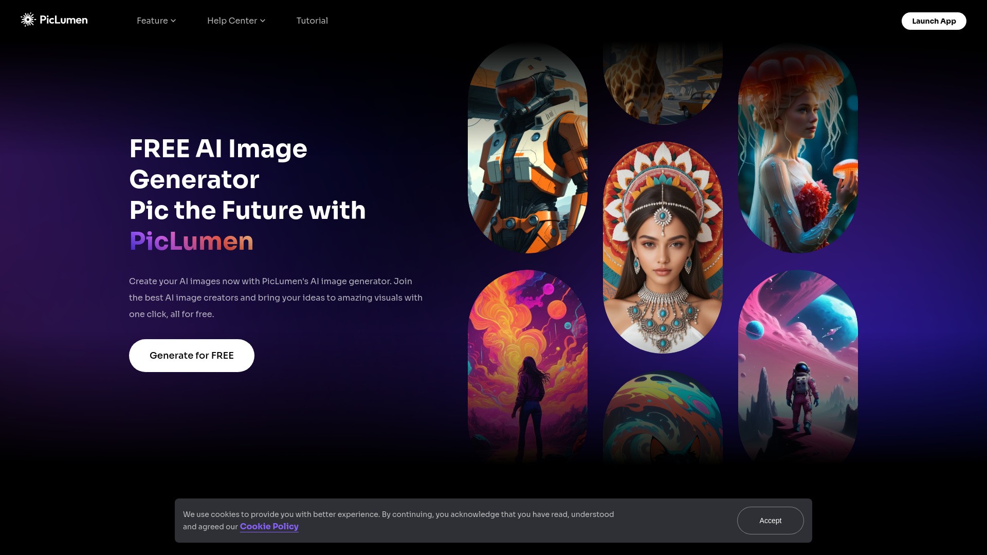 PicLumen AI Image Generator 截图