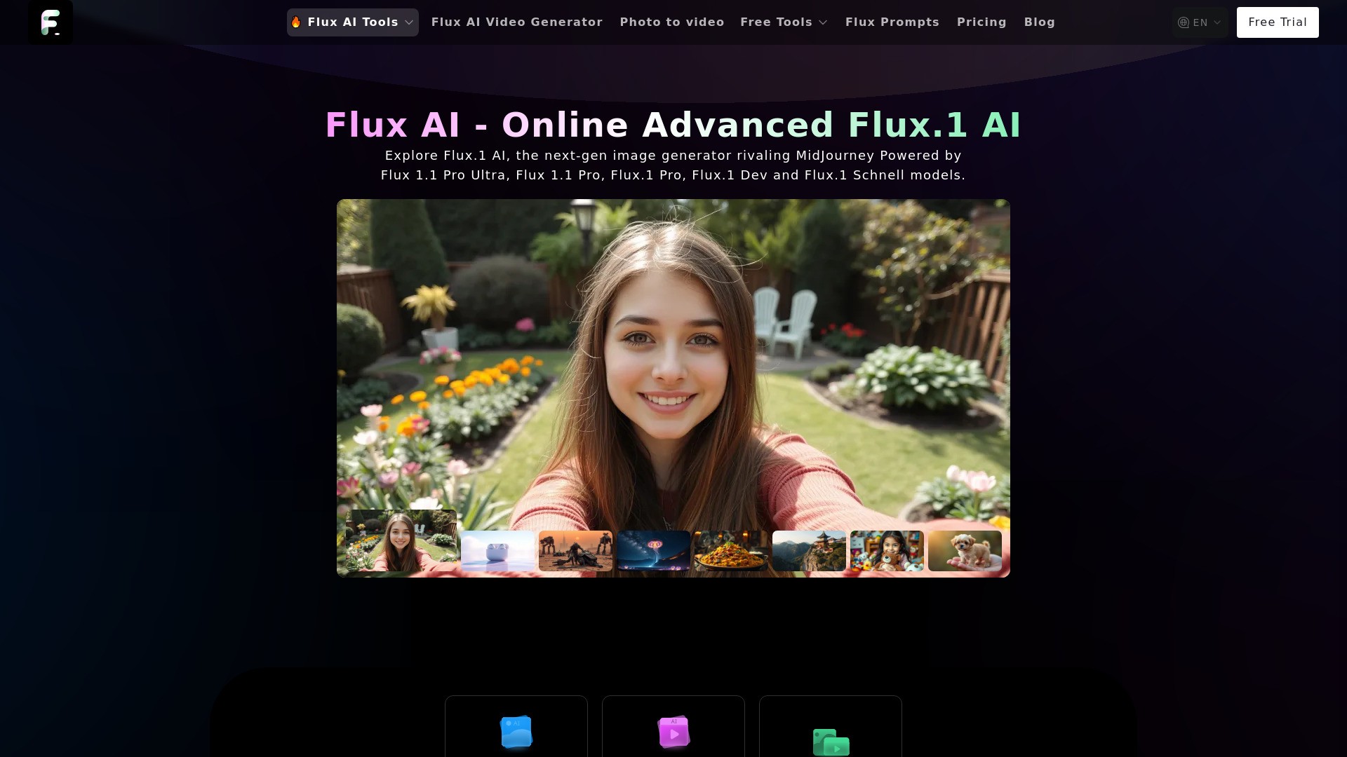 Flux AI AI 截图