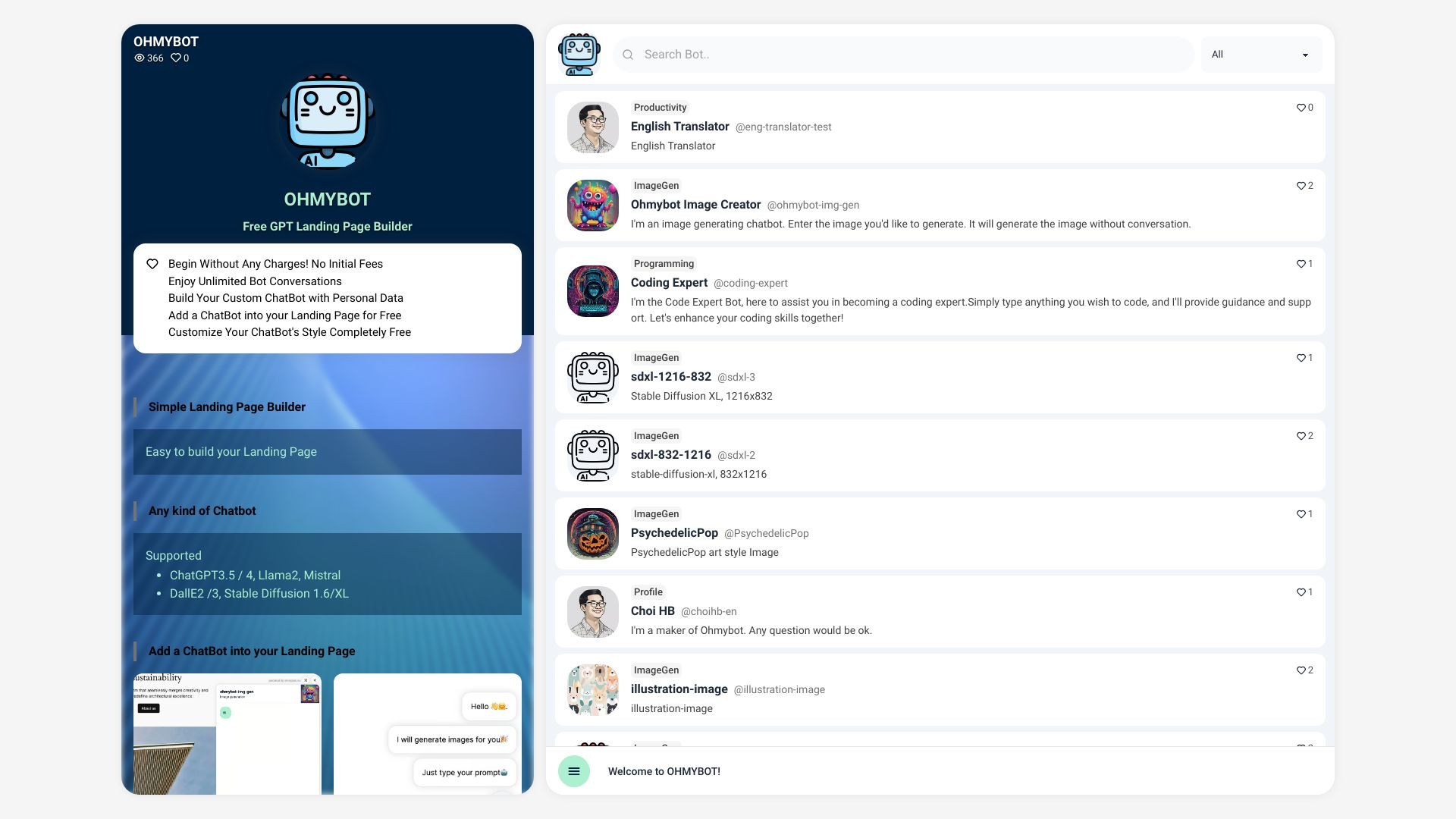 Free GPT-Landing Page Builder 截图
