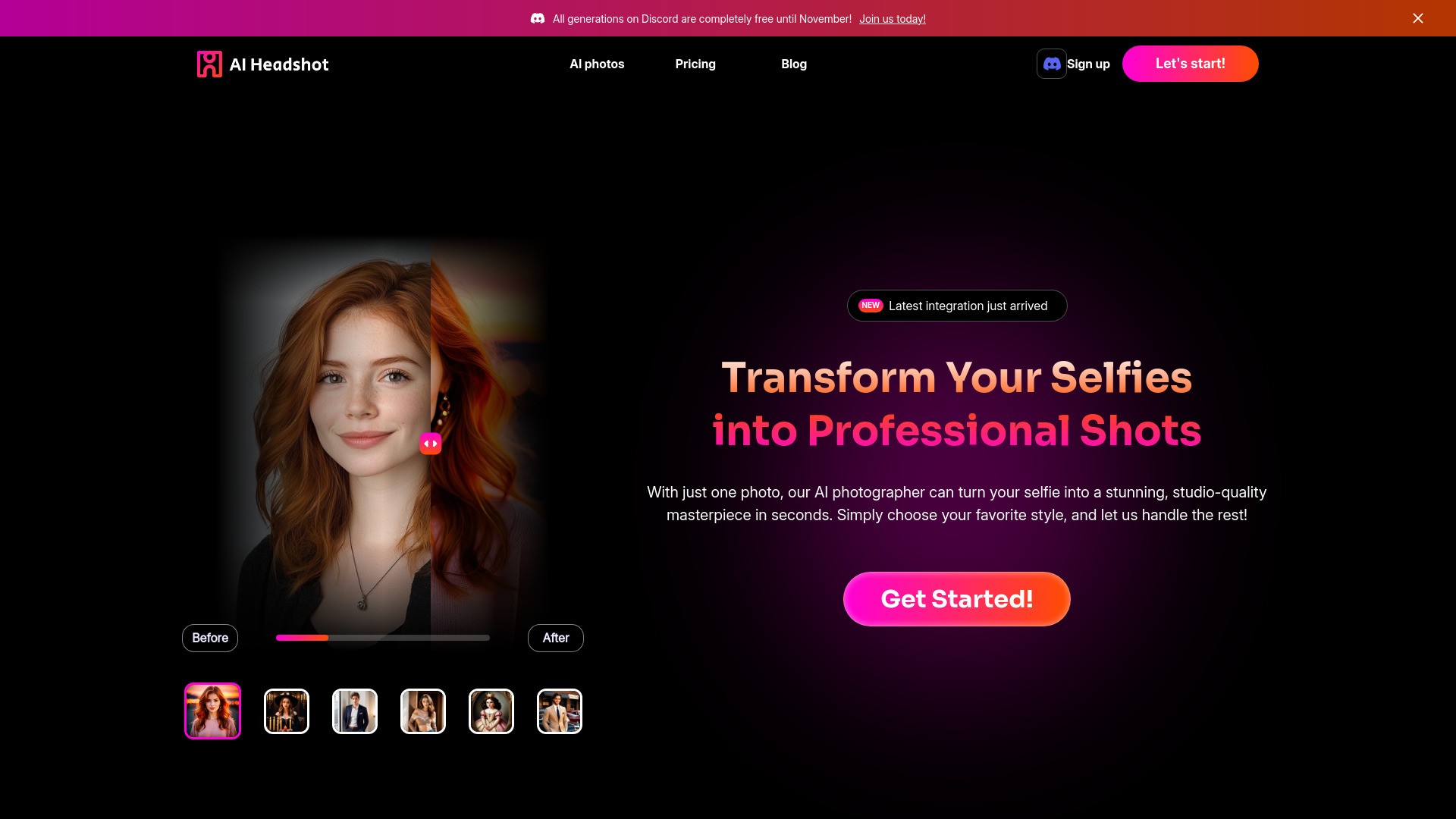 AI Headshot Generator - free AI Headshot Generator 截图