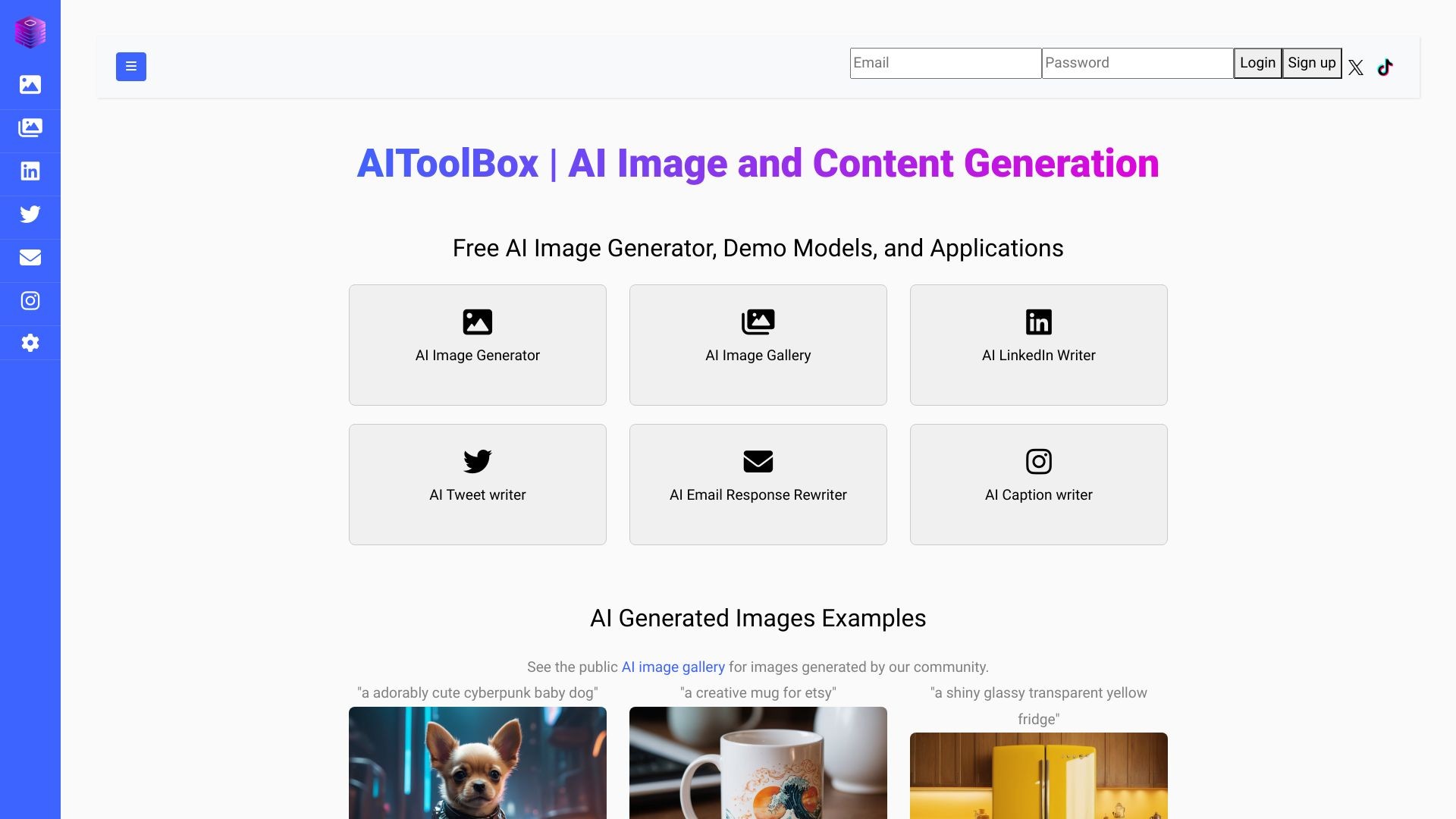 AI Tool Box - AI Image generator 截图