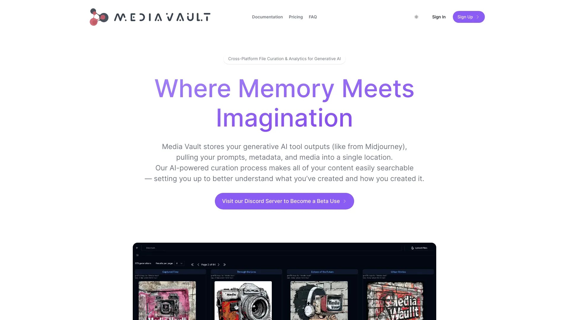 Media Vault AI 截图