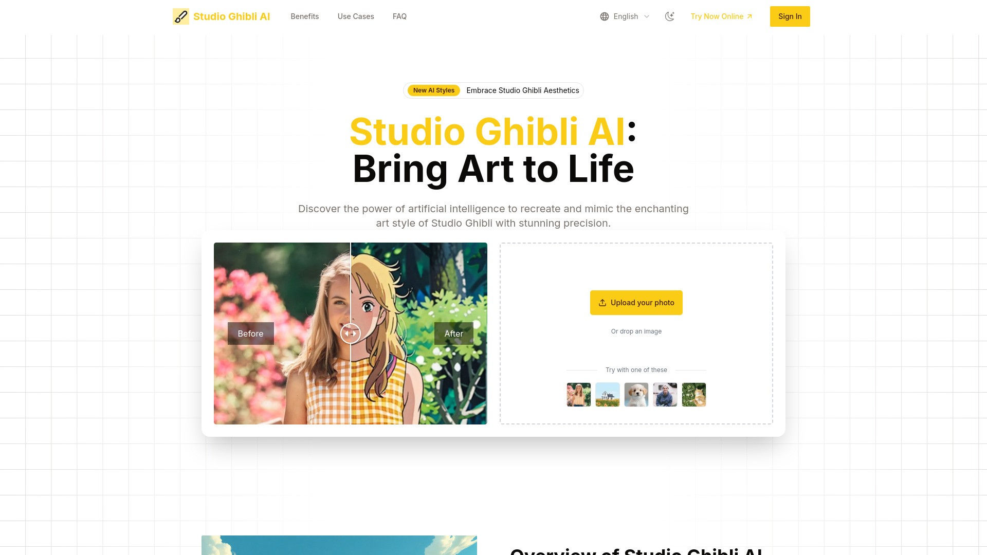 Studio Ghibli AI 截图