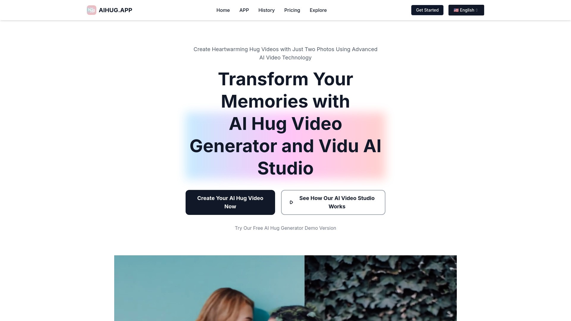 AI Hug Video Generator, Hug Video Studio 截图