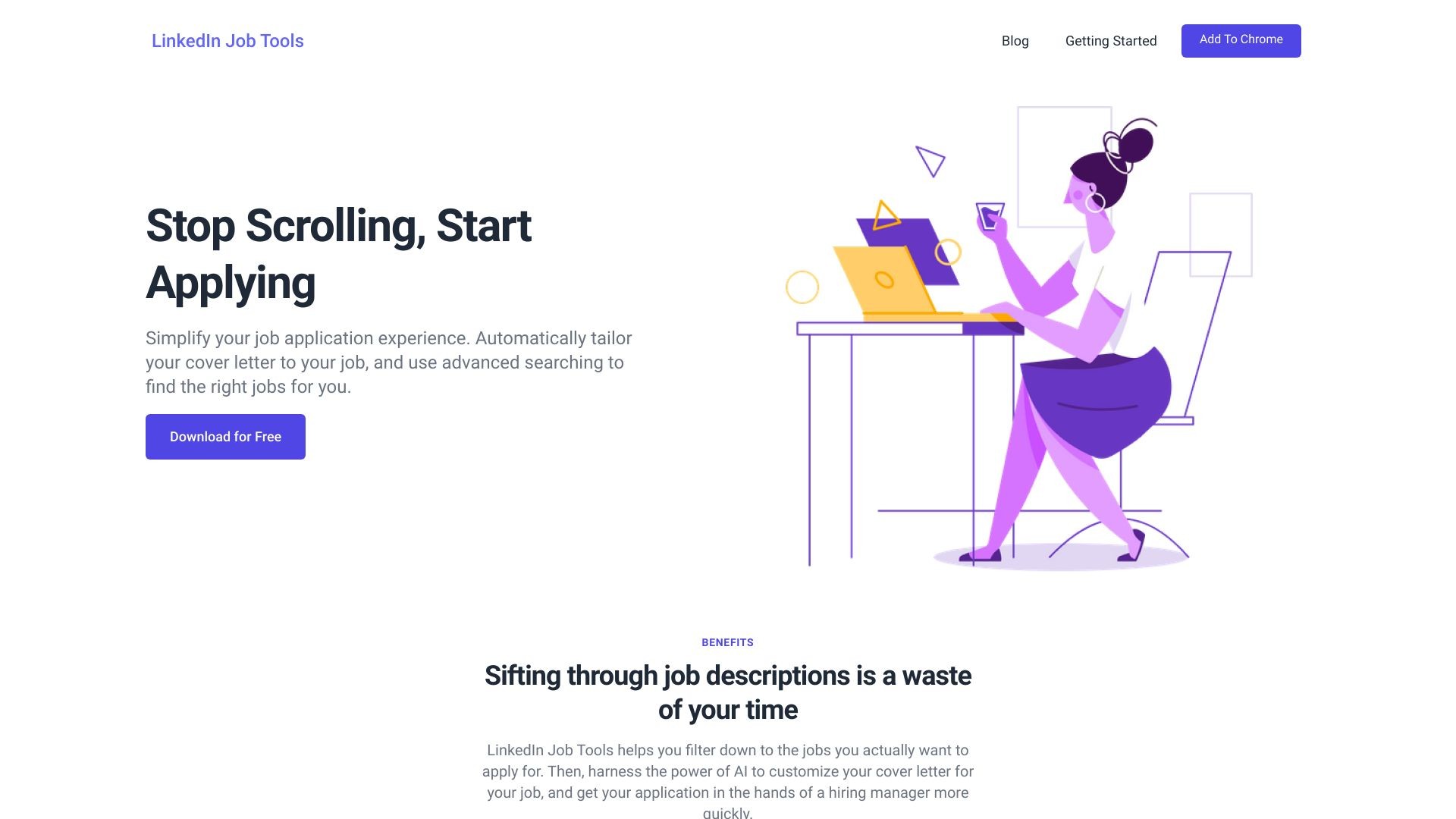 LinkedIn Job Tools 截图