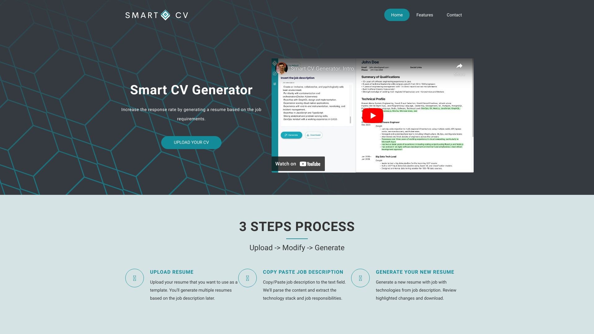 Smart CV Generator 截图
