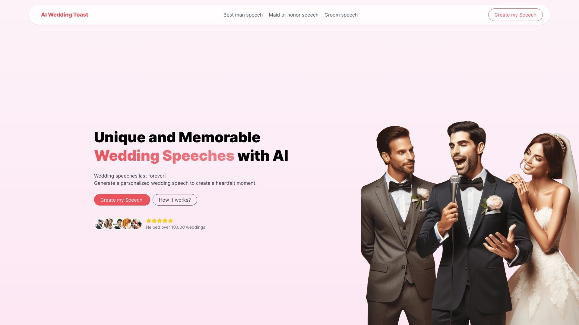 AI Wedding Toast 截图