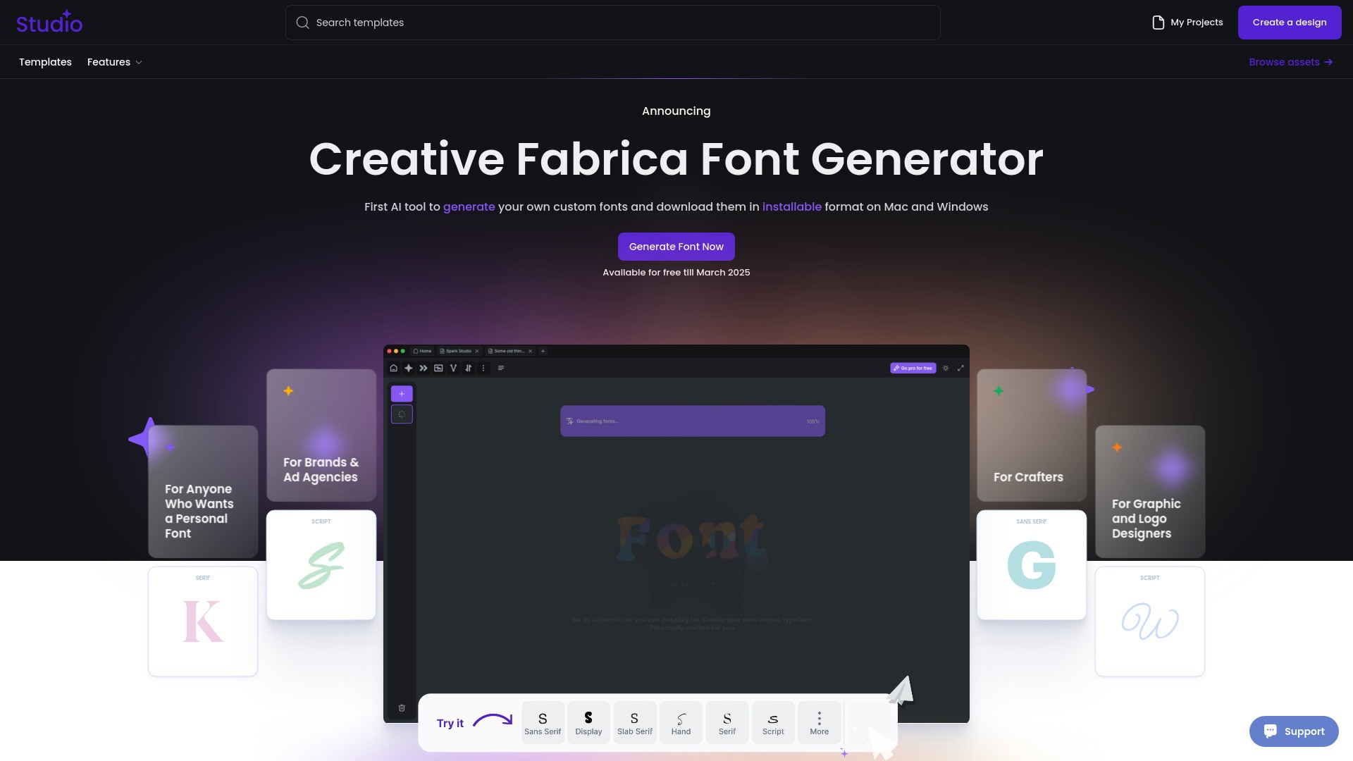 Creative Fabrica 截图