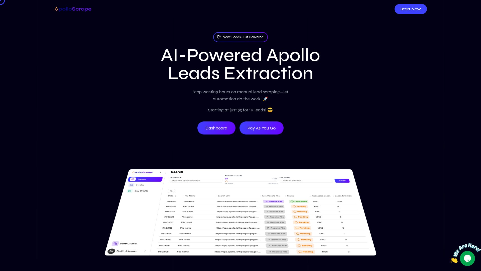 Apollo Scrape 截图