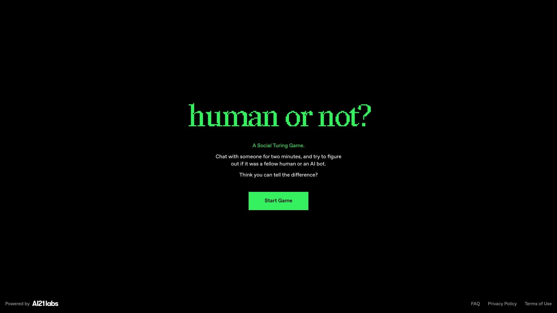 Human or Not? 截图
