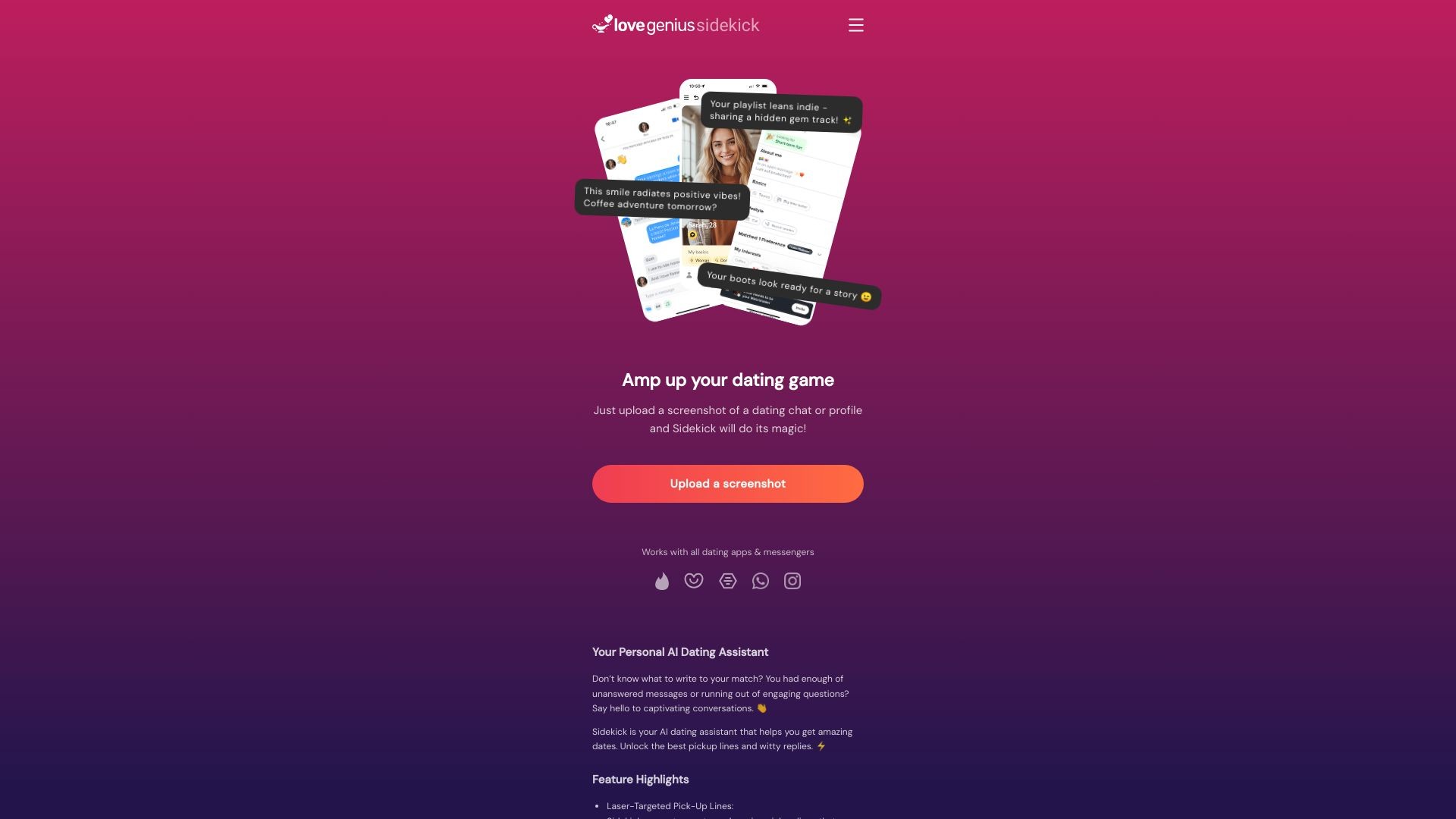 LoveGenius Sidekick 截图