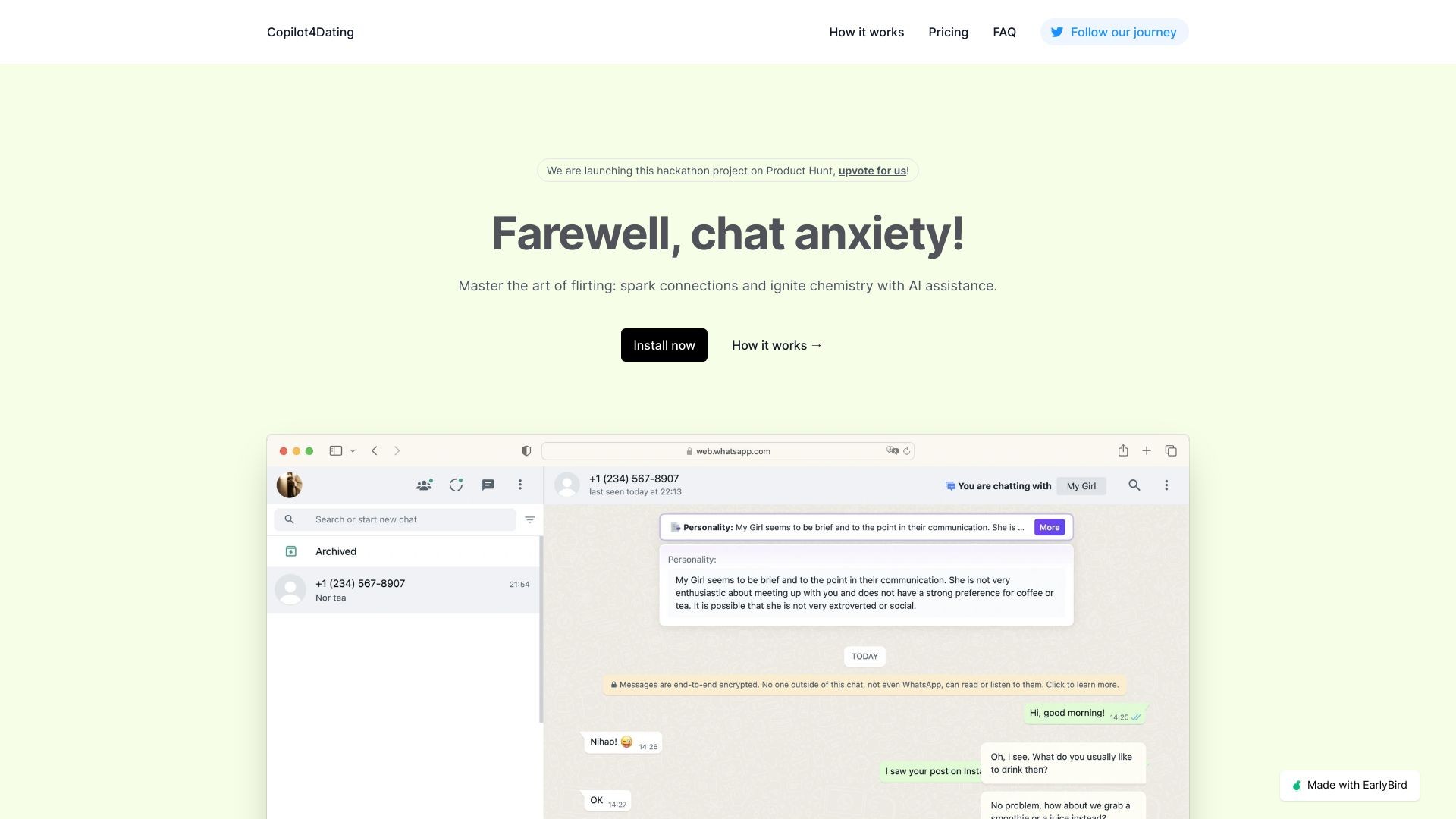 Copilot for Dating 截图