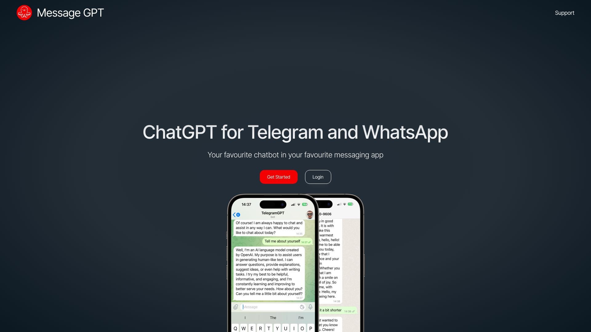 Message GPT 截图
