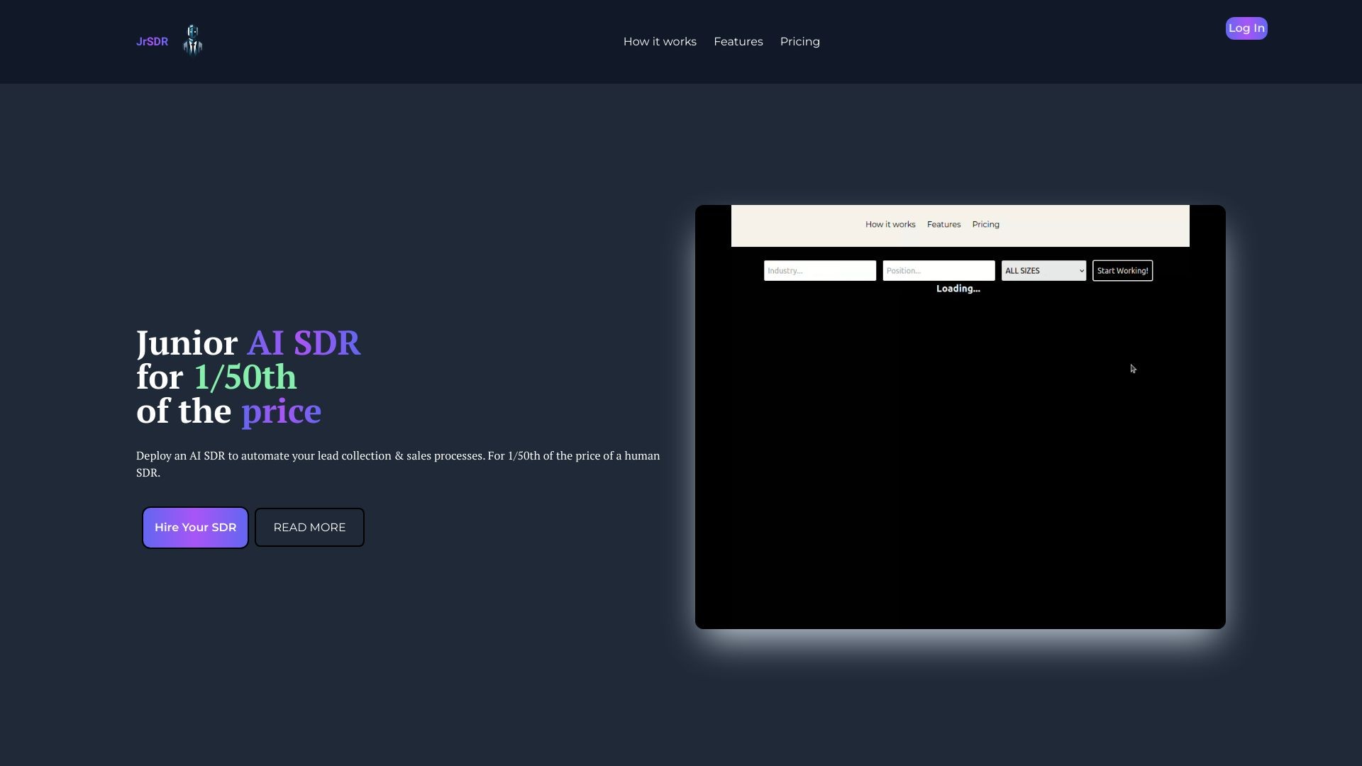 JrSDR - Completely Automated B2B Sales 截图