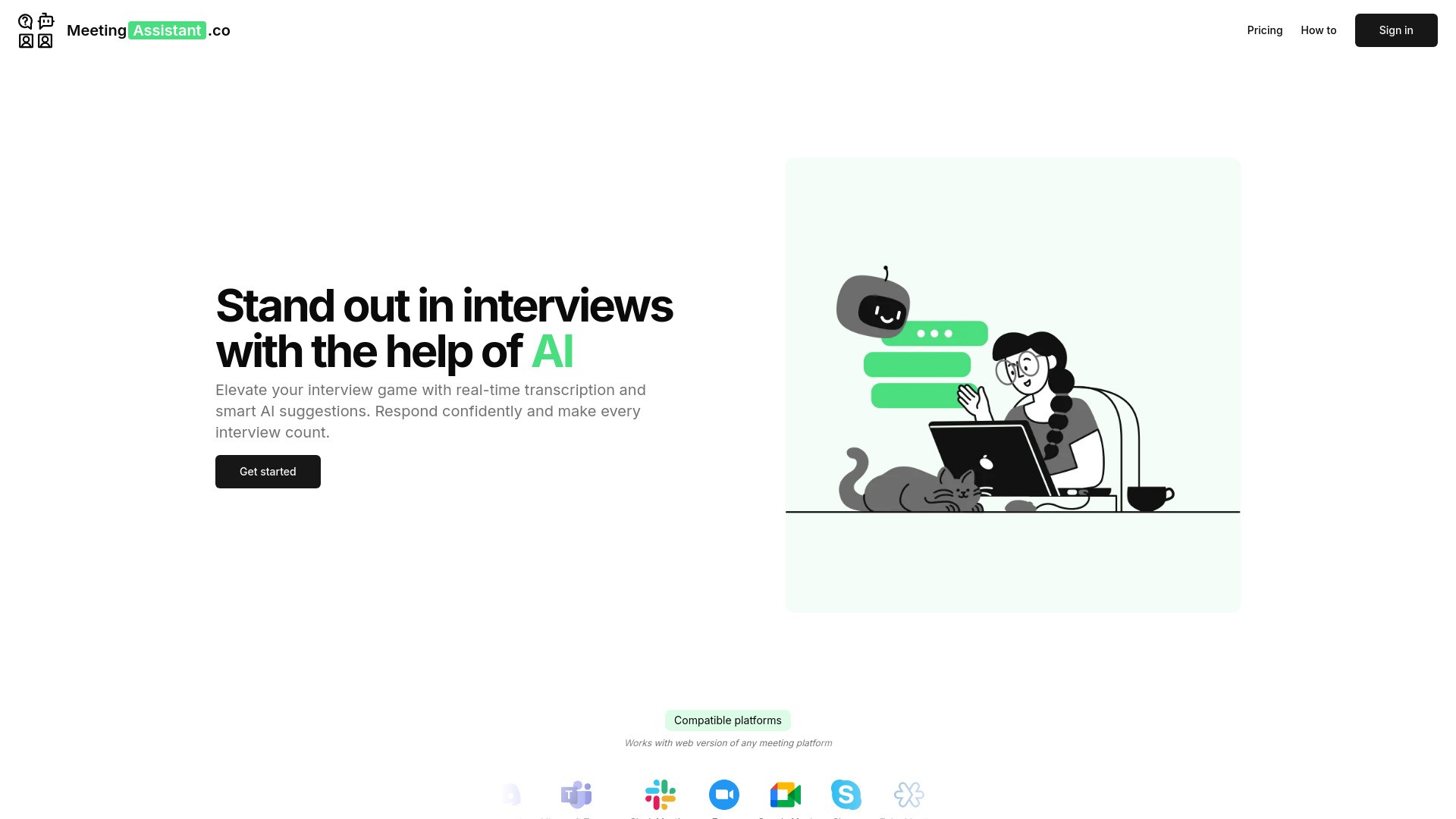MeetingAssistant.co 截图