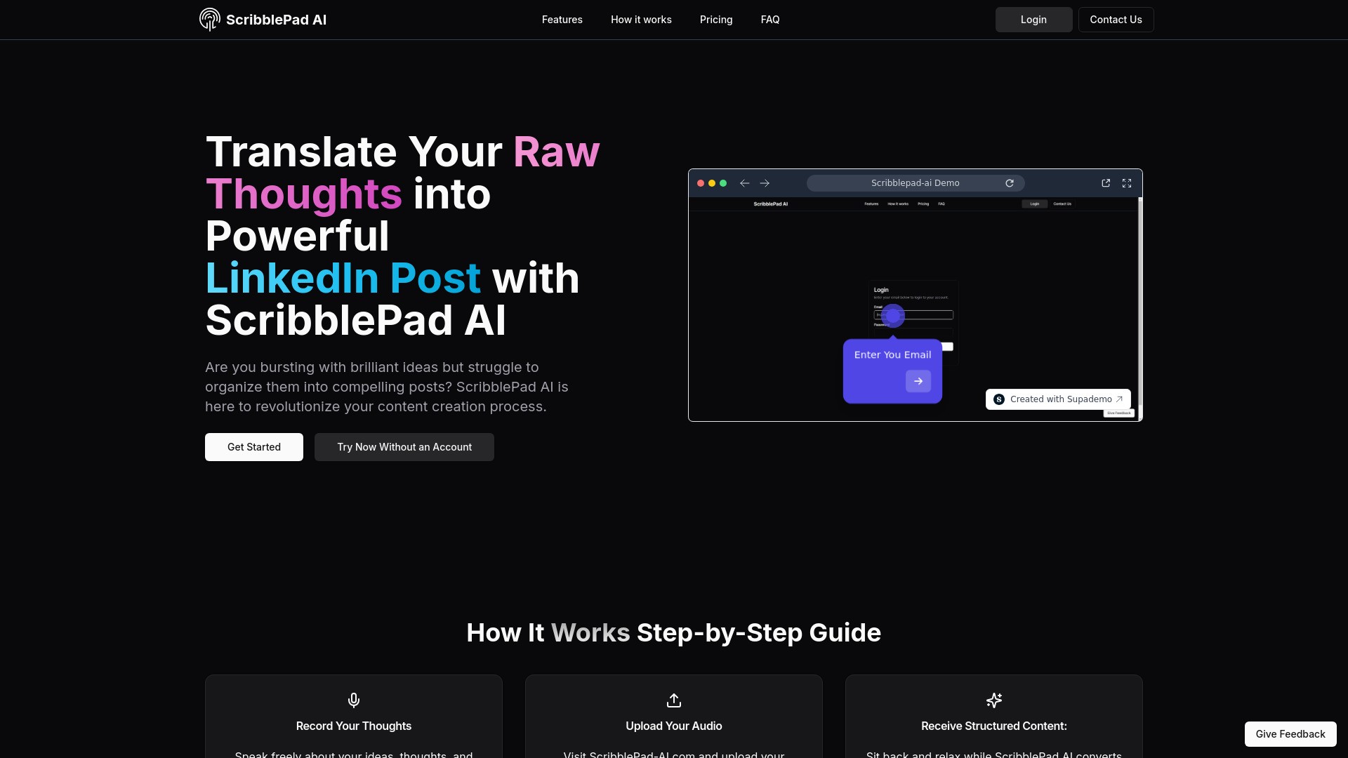 ScribblePad AI 截图