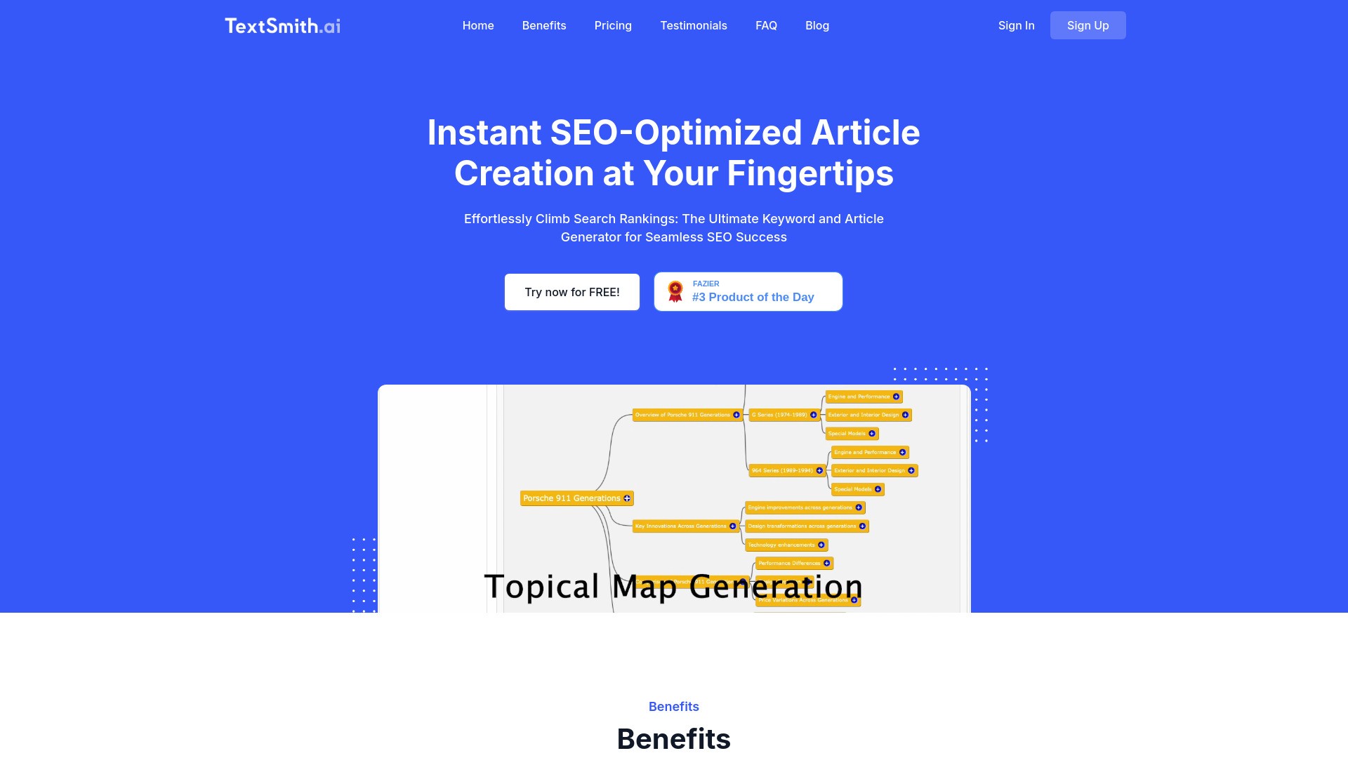 TextSmith.ai | SEO Articles Sidekick 截图