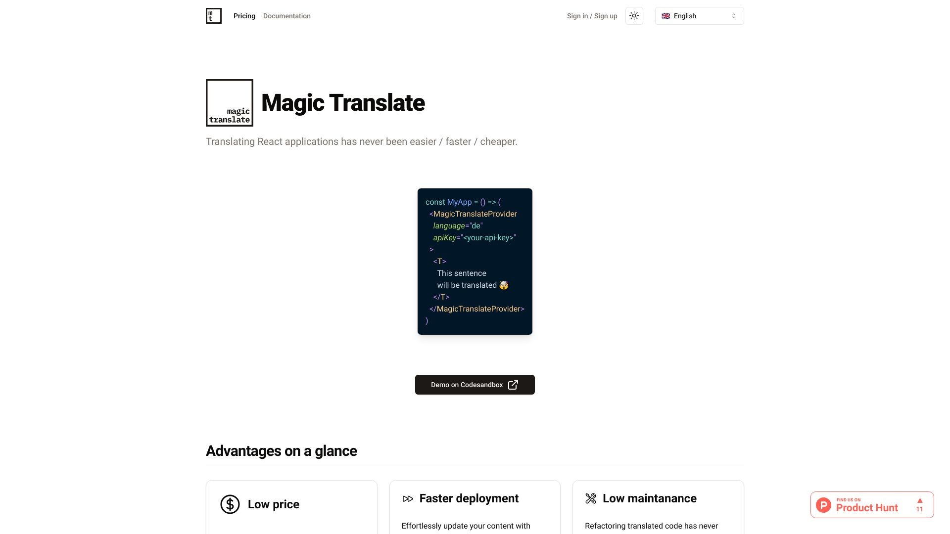 Magic Translate 截图