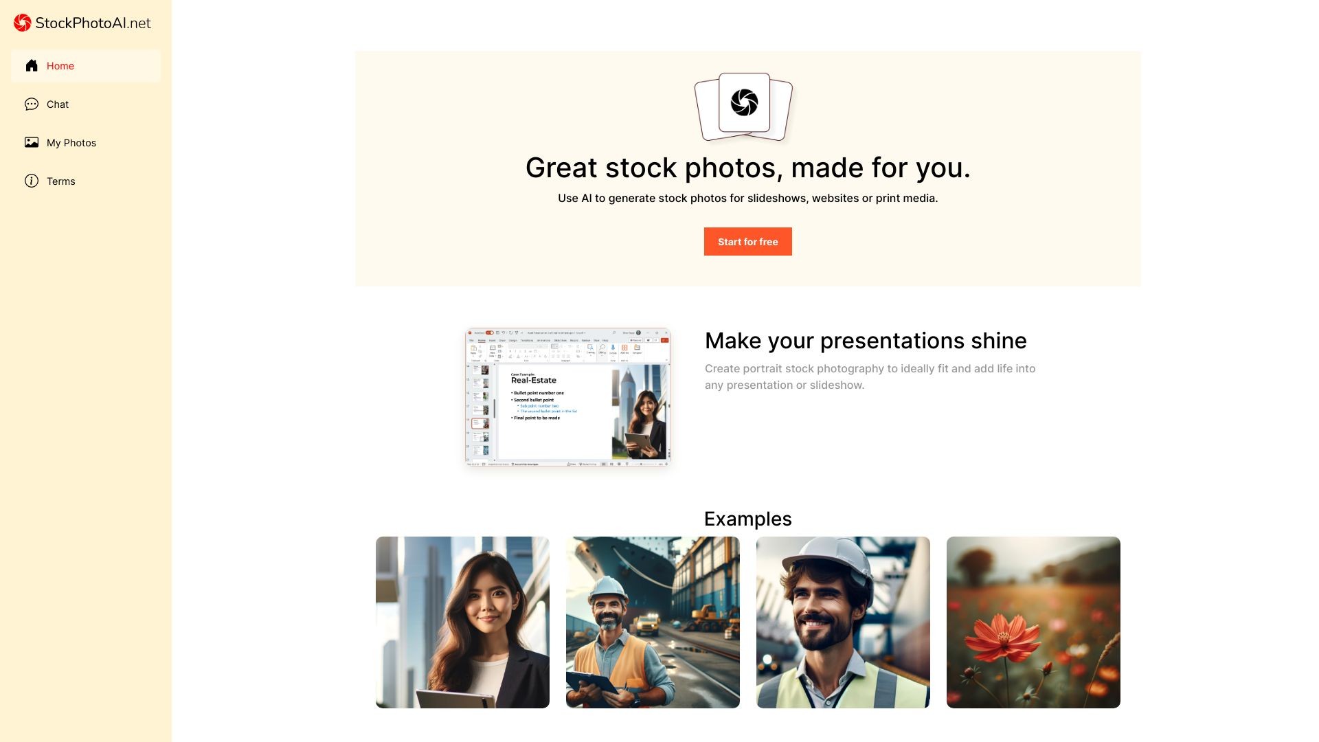 Stock Photo AI 截图