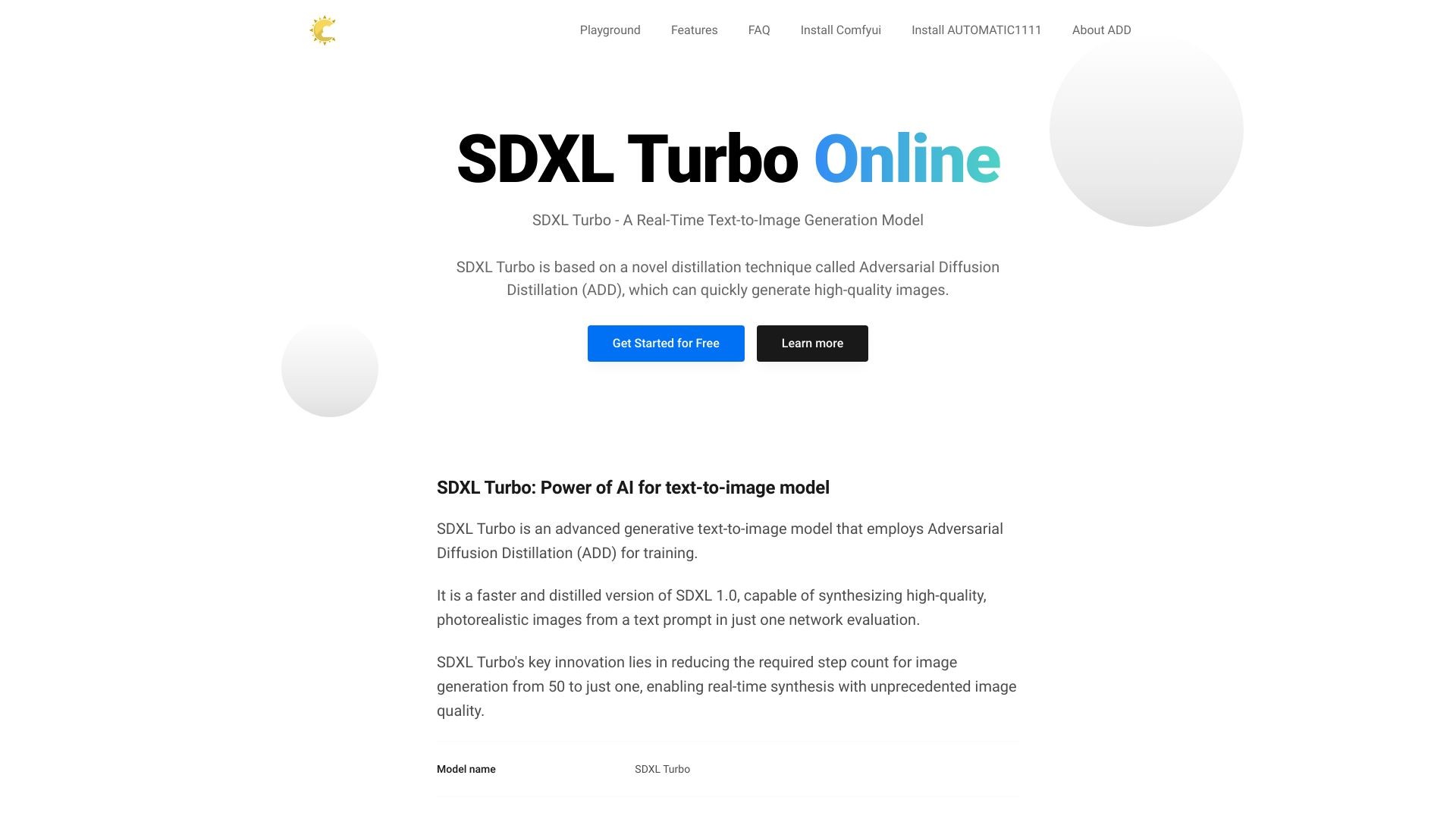 SDXL TURBO ONLINE 截图