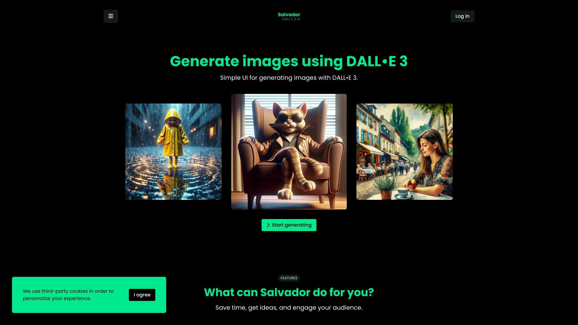 Salvador - DALL•E 3 UI 截图