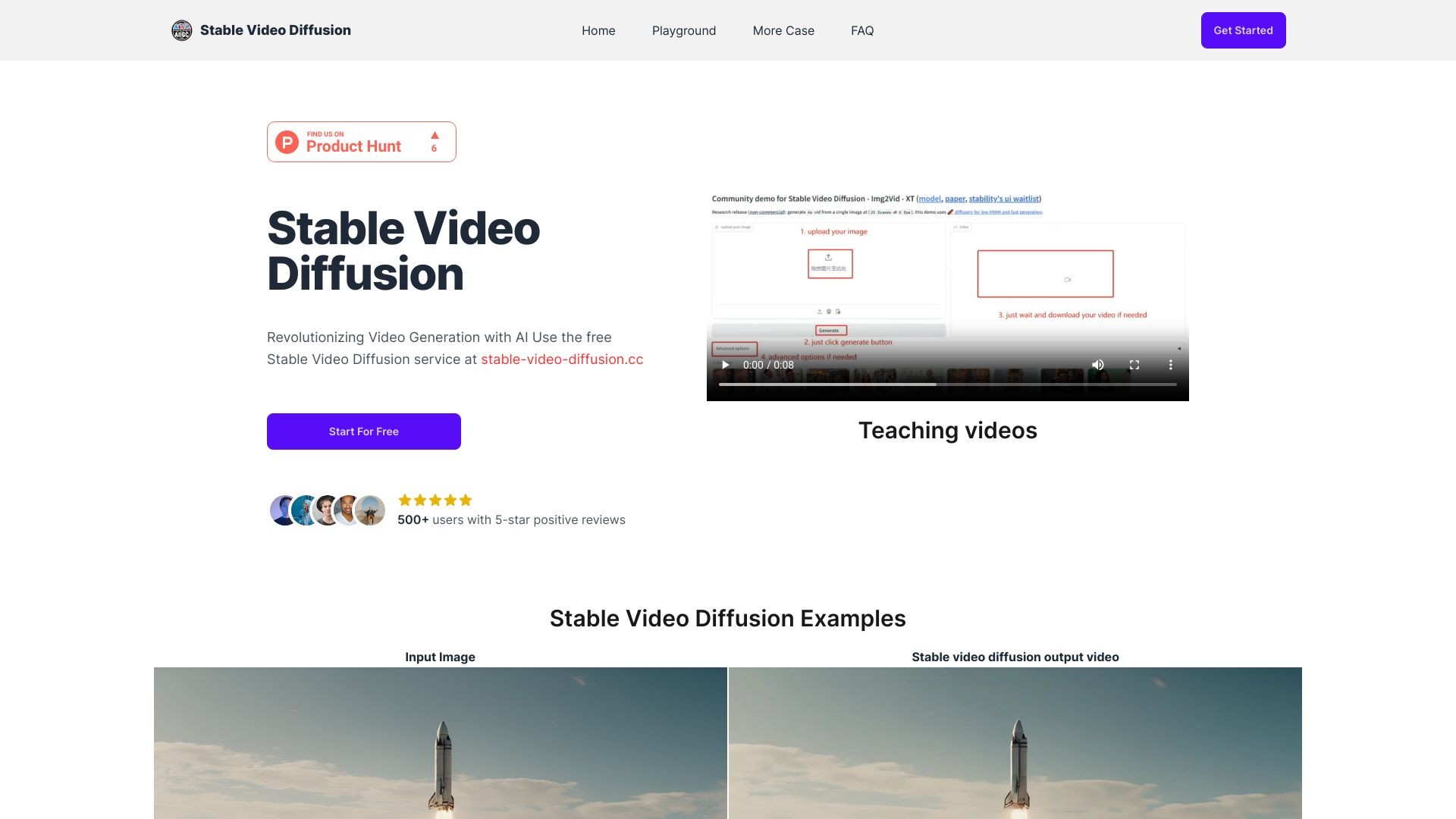 stable-video-diffusion.cc 截图