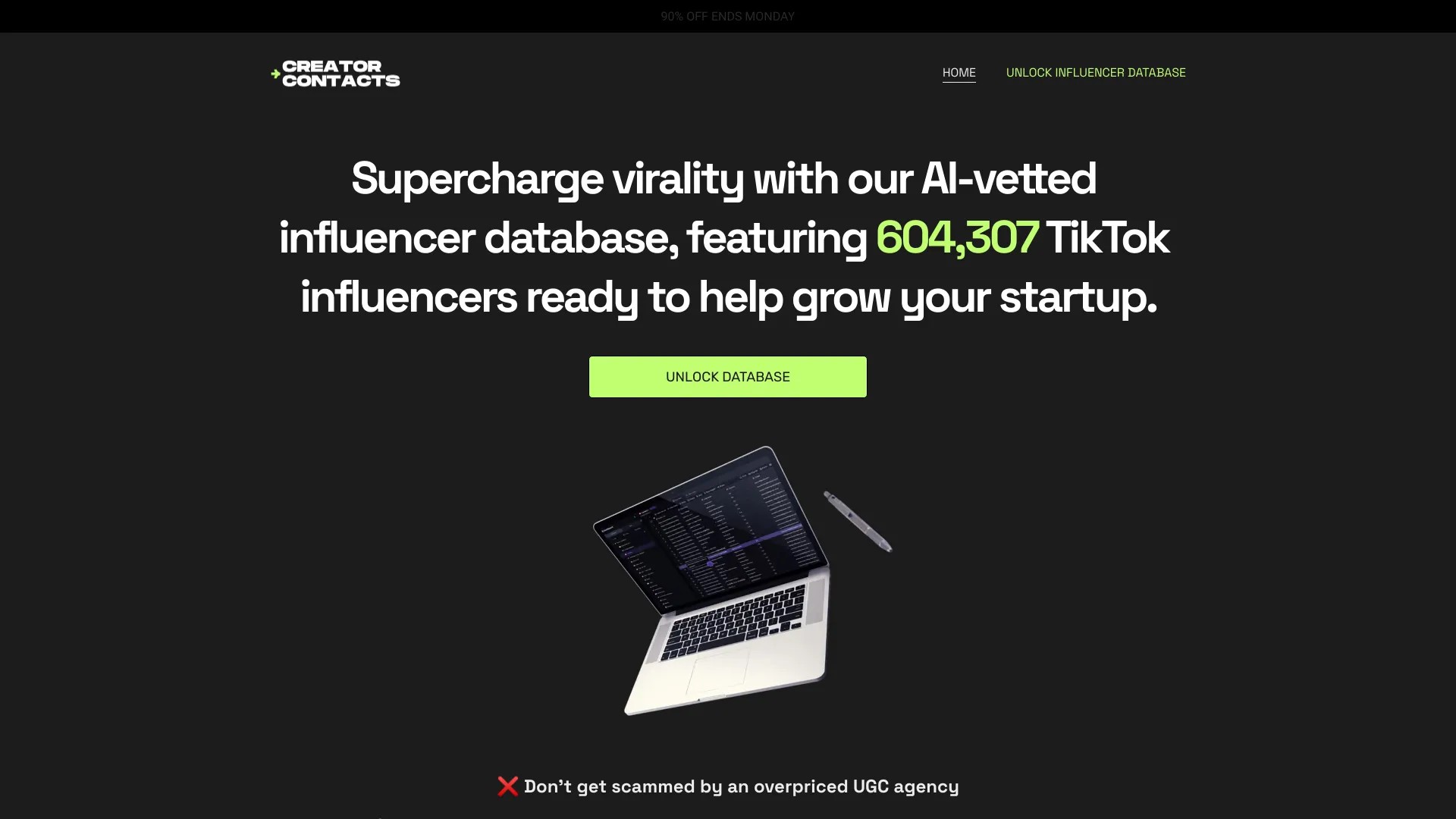 Influencer Database by Creator Contacts 截图