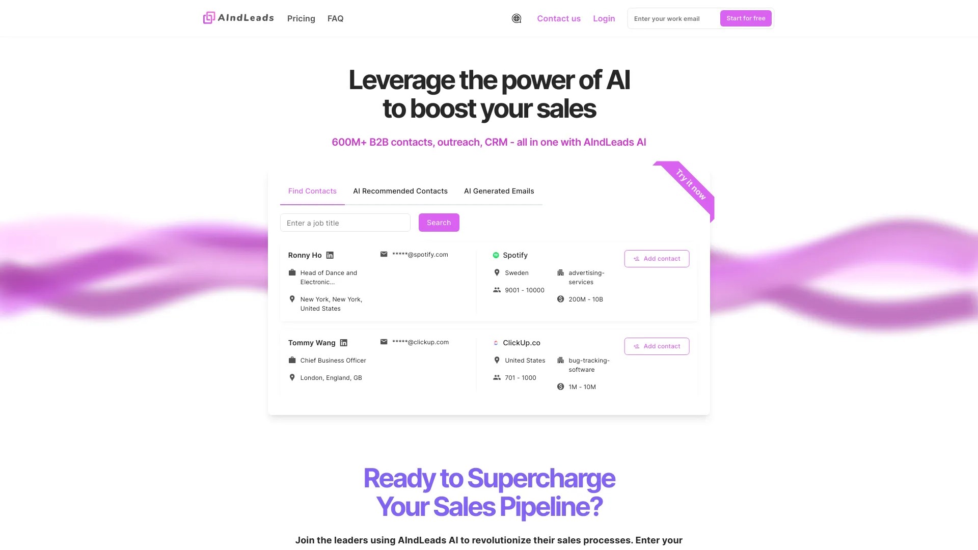 AIndLeads - AI finds Leads 截图