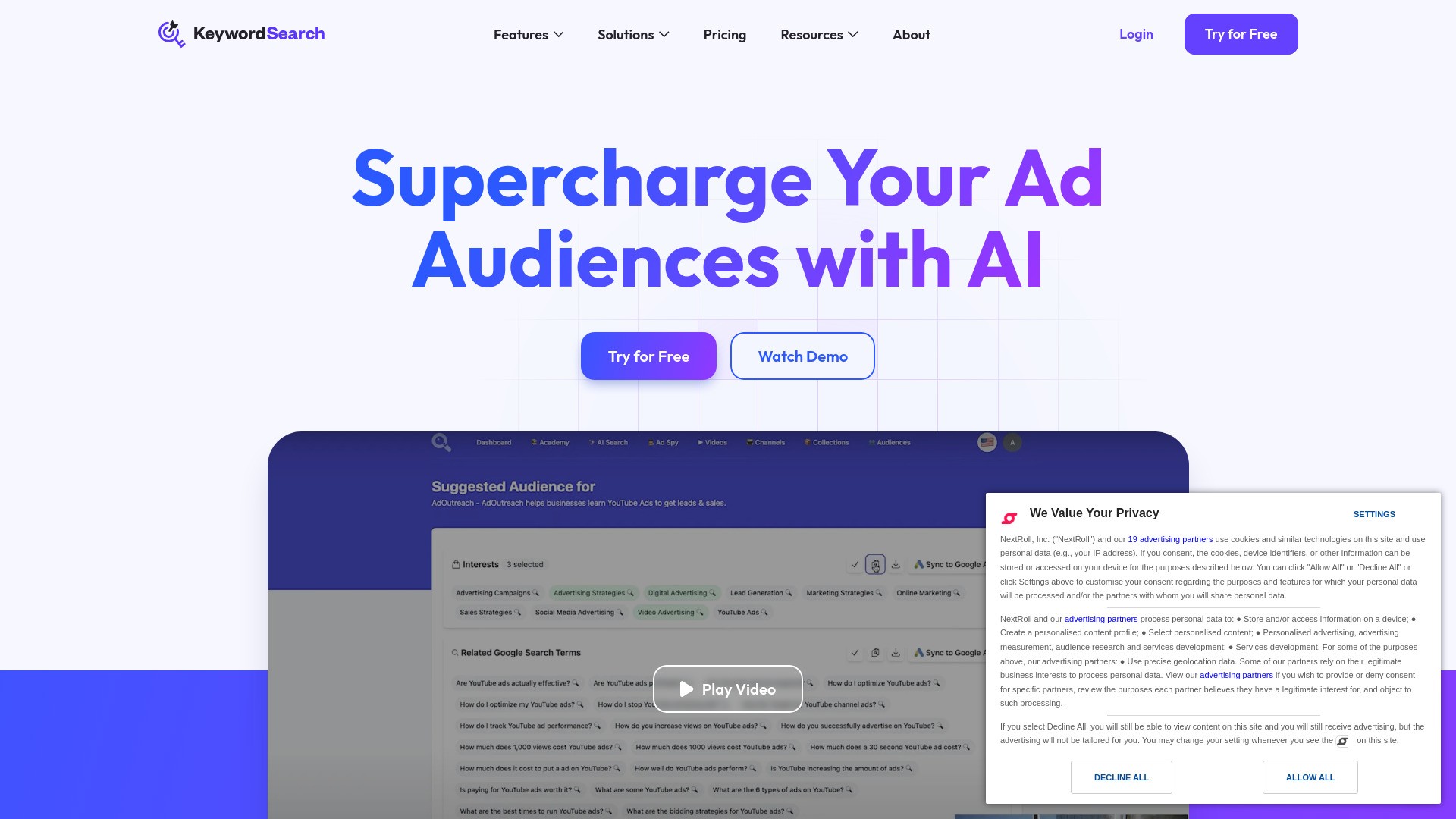 KeywordSearch.com 截图