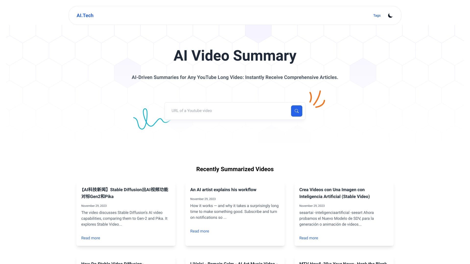 Ai Video Summary .top 截图
