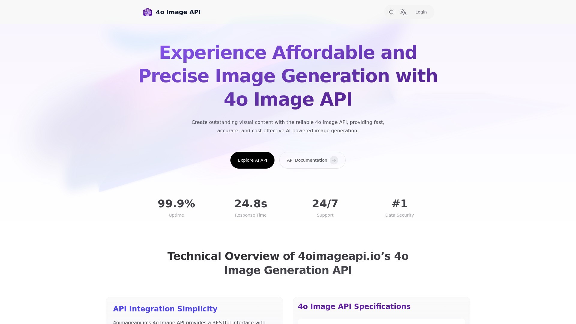 4oImageAPI.io:  Affordable and Reliable 4o Image API(The latest released) 截图