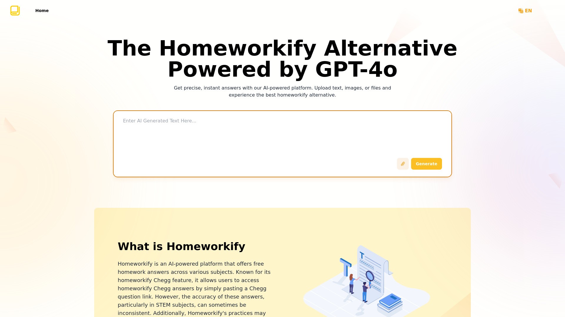 Homeworkify.im : Homework with GPT-4o 截图