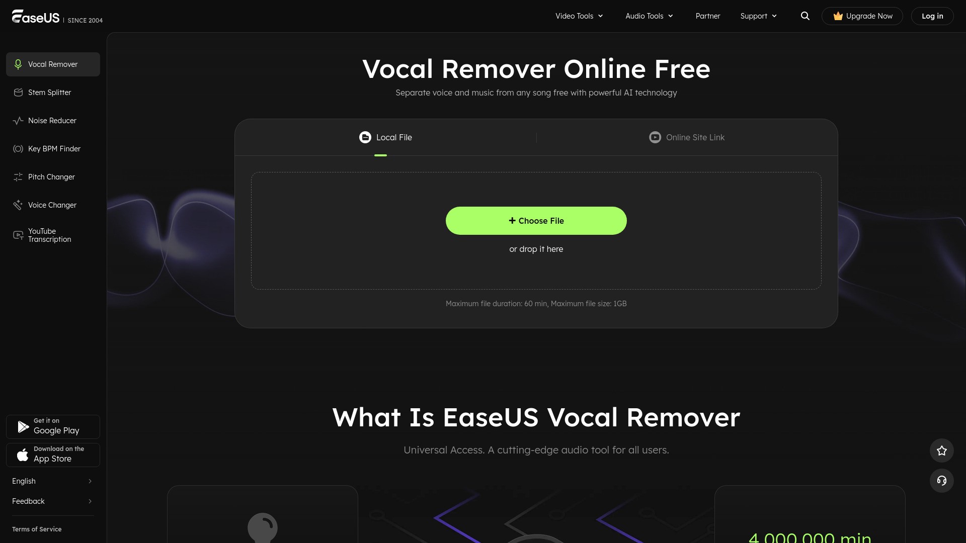 EaseUS Vocal Remover 截图