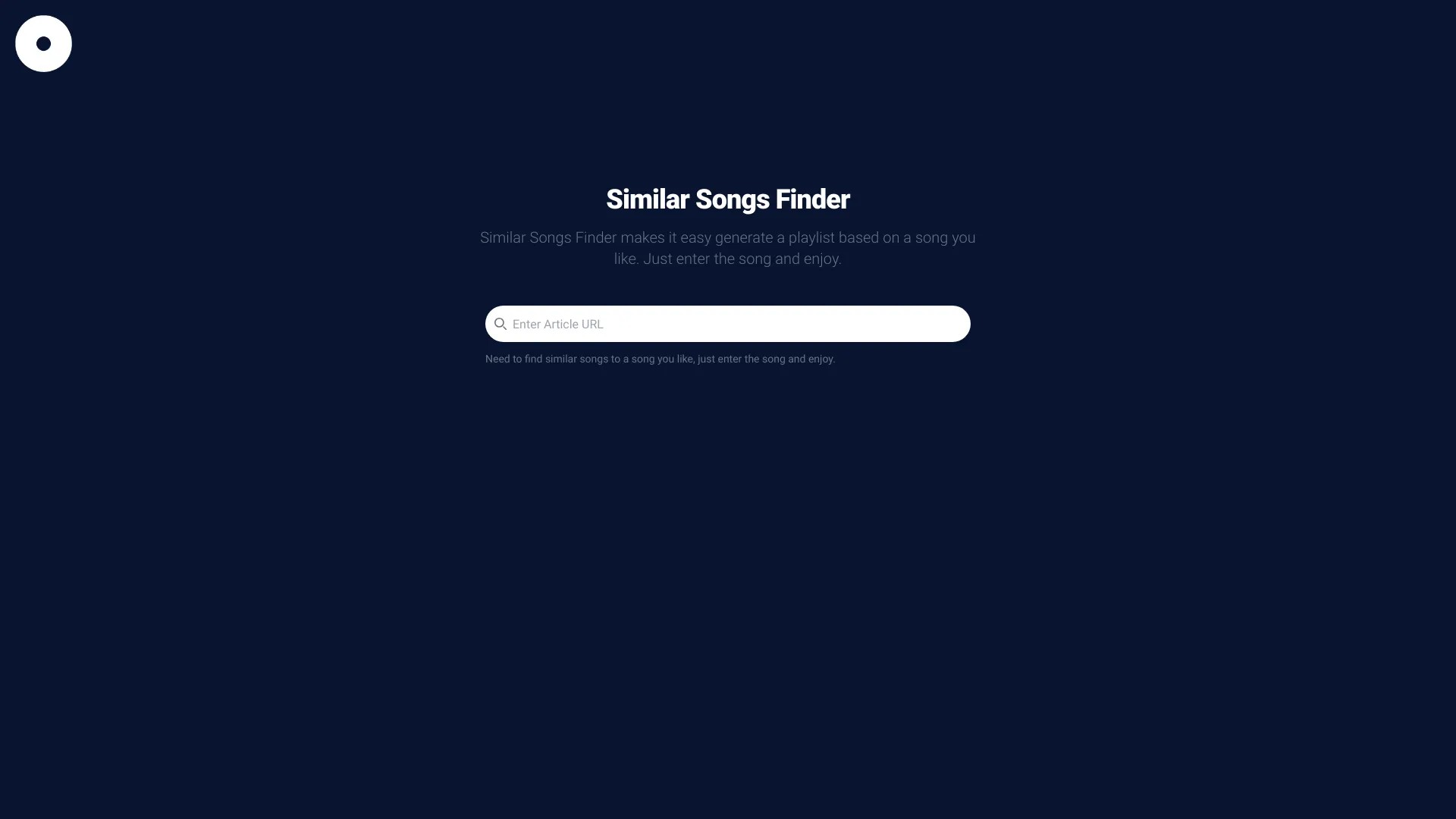 Similar Songs Finder 截图