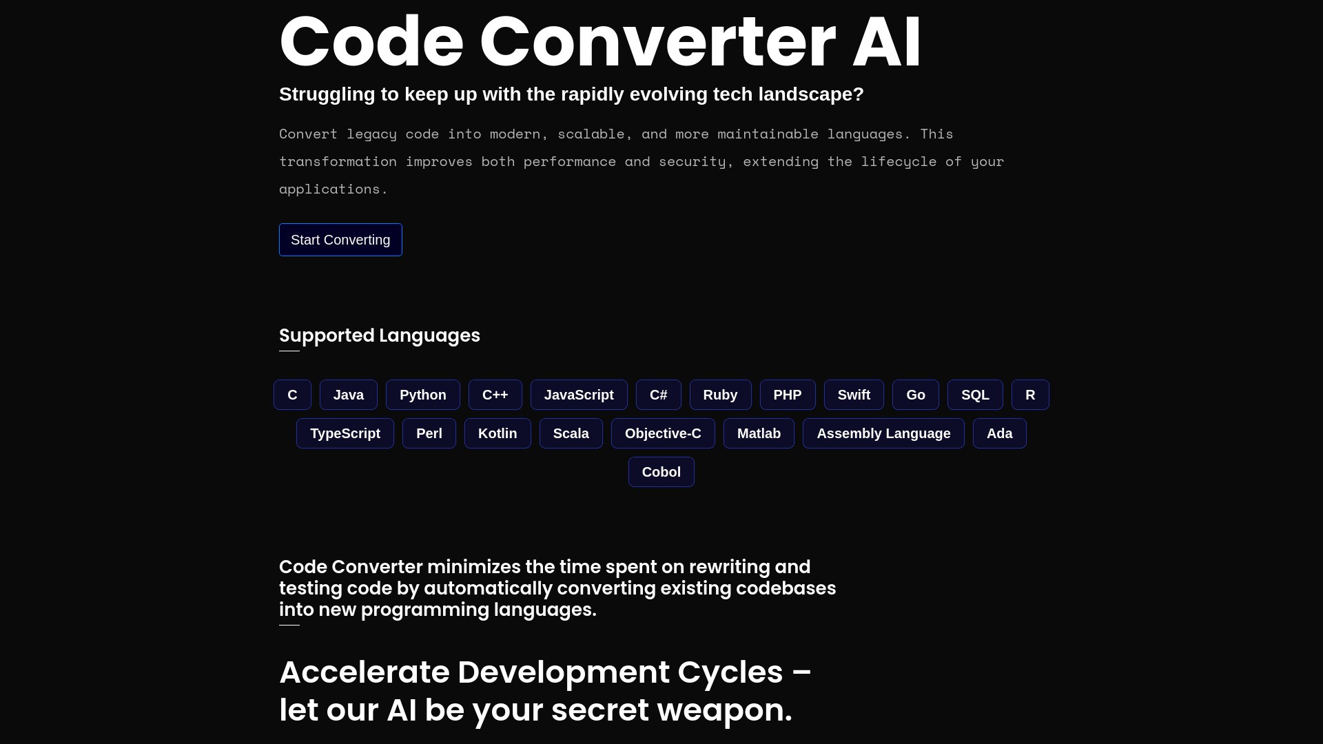 Converter - next-gen code migration 截图
