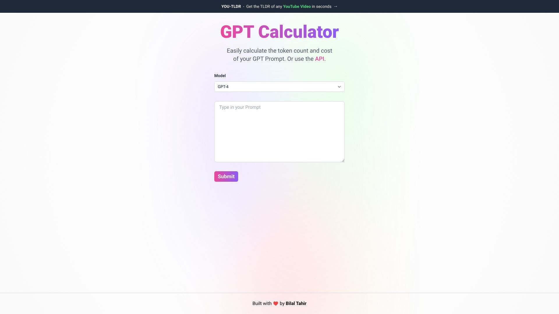 GPT Calculator 截图