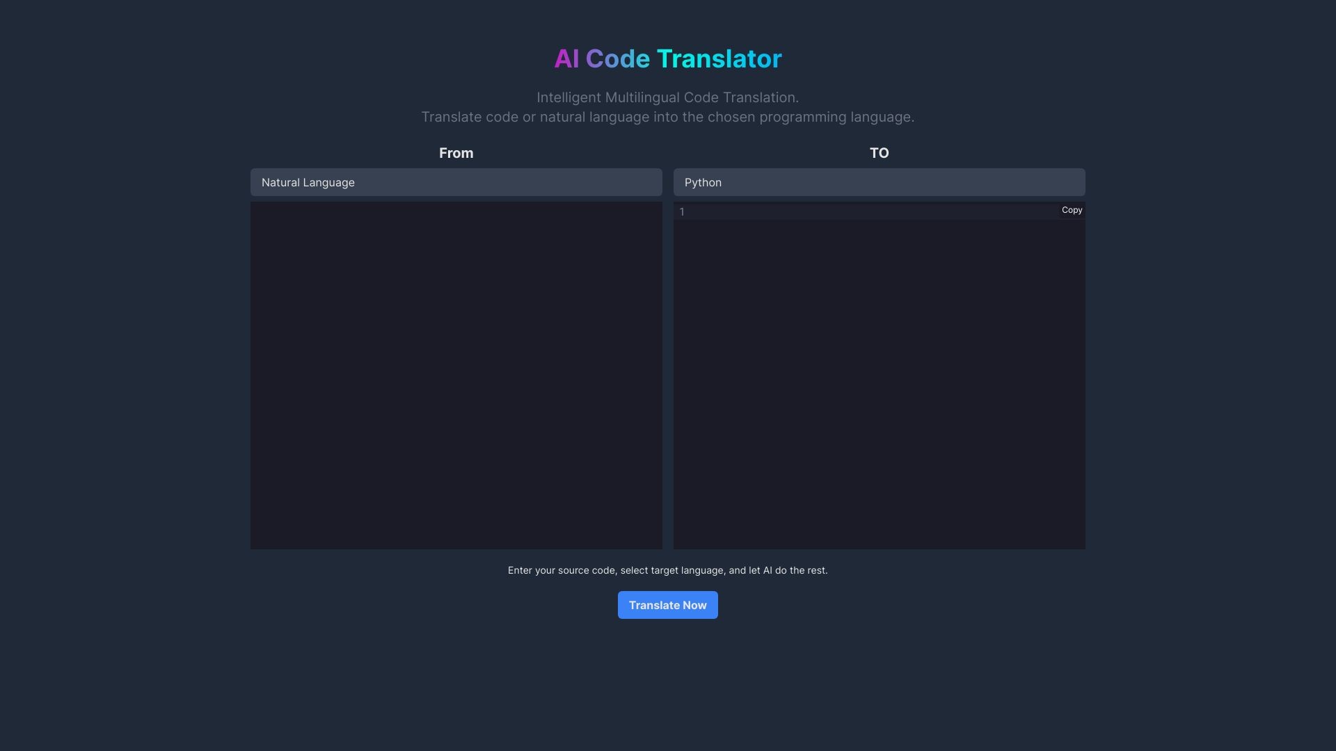 AI Code Translator 截图