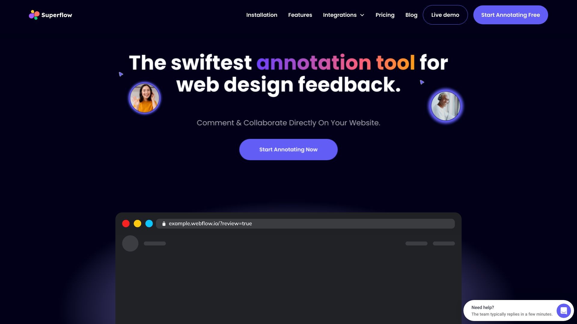 Superflow: Annotate live websites 截图
