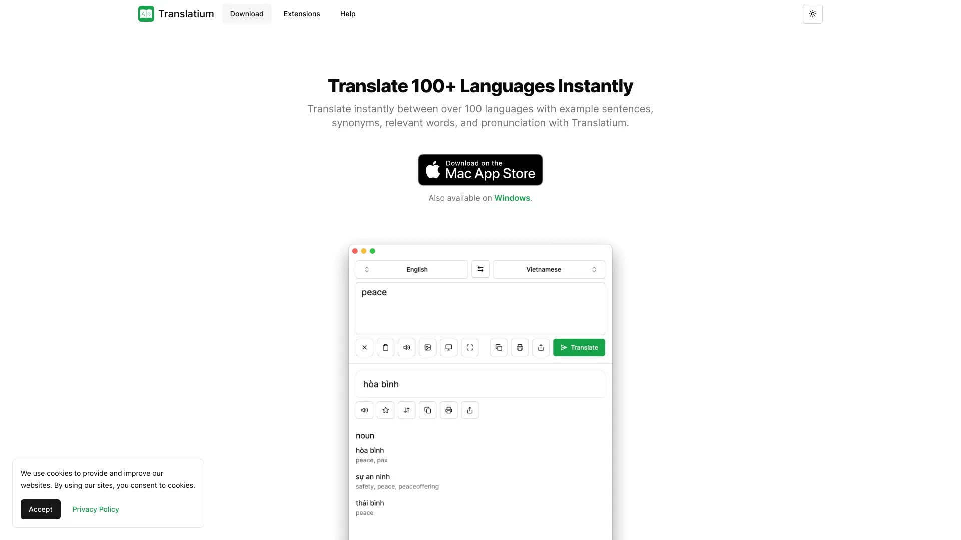 translatium.app 截图