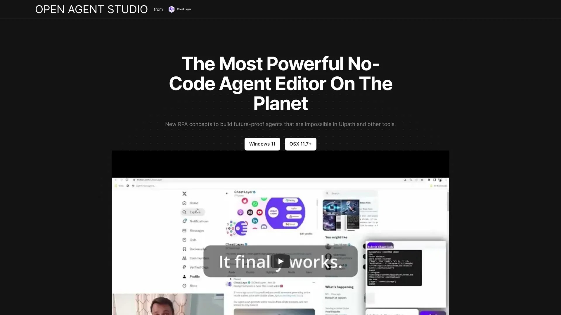 Open Agent Studio 截图